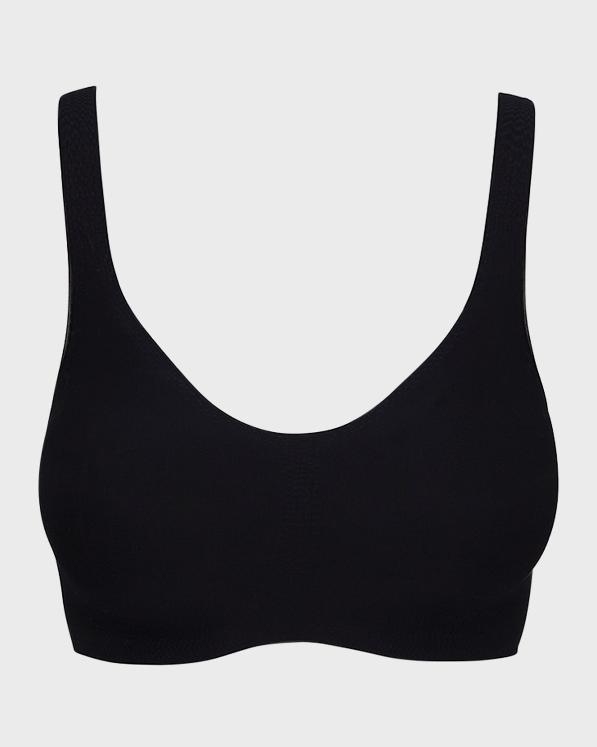 Commando Butter Soft Support Racerback Bralette In Black In Black