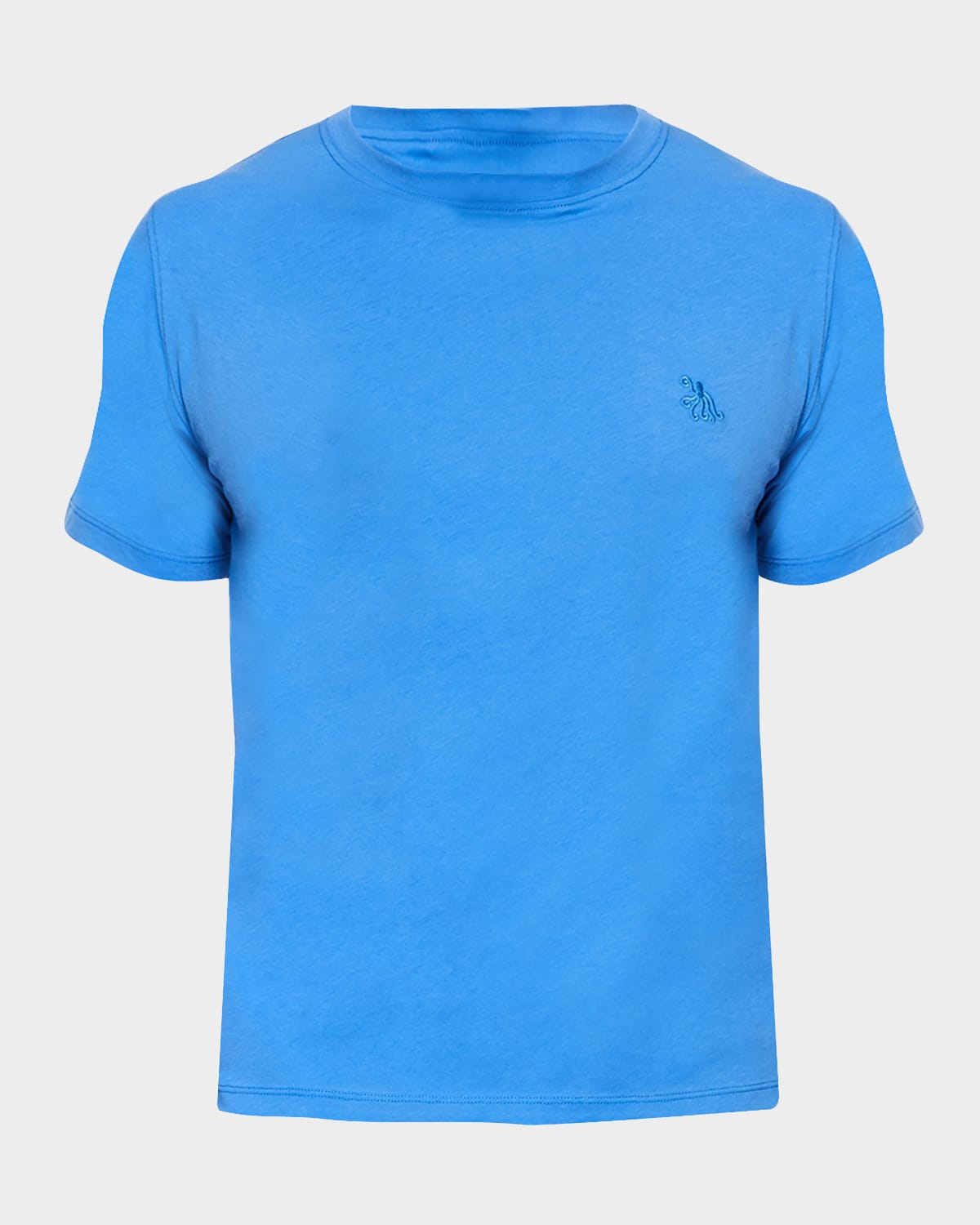 Tom & Teddy Men's Octopus Pima Cotton T-shirt In Atlantic Blue