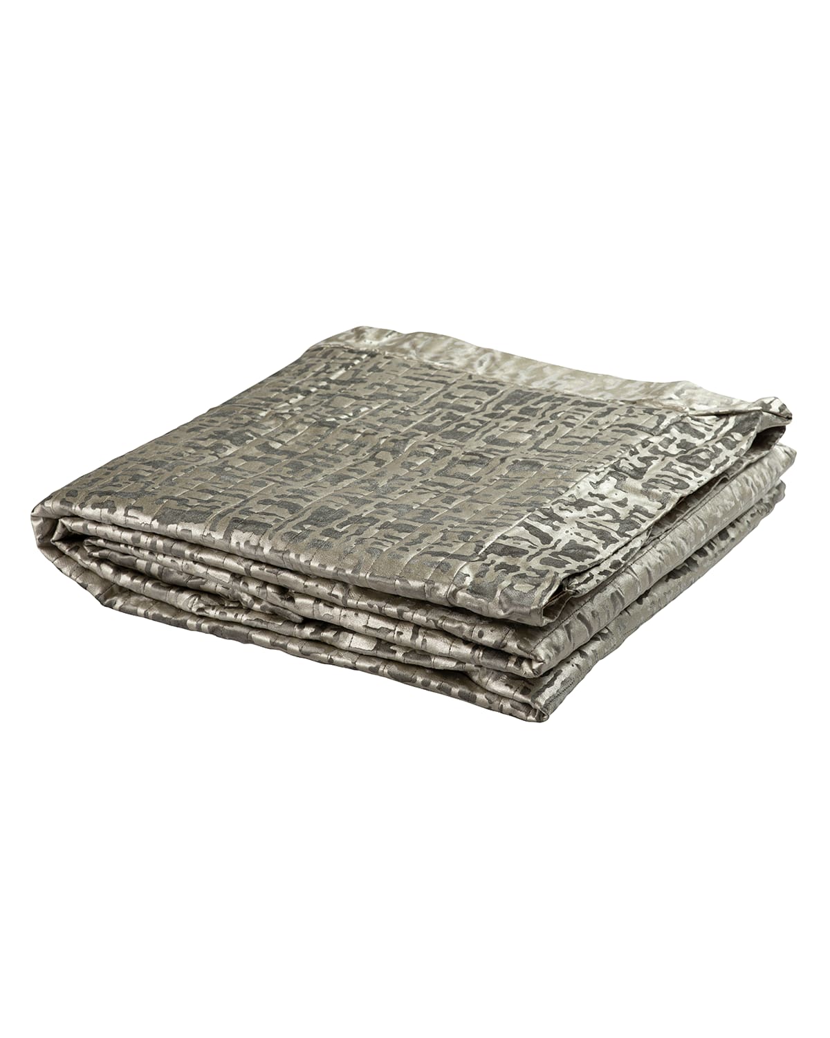Shop Lili Alessandra Yovanna Quilted Throw In Silver