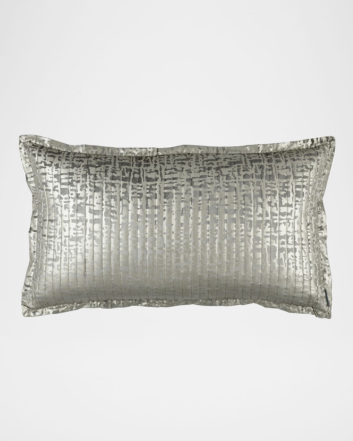 Lili Alessandra Yovanna Quilted King Sham In Silver
