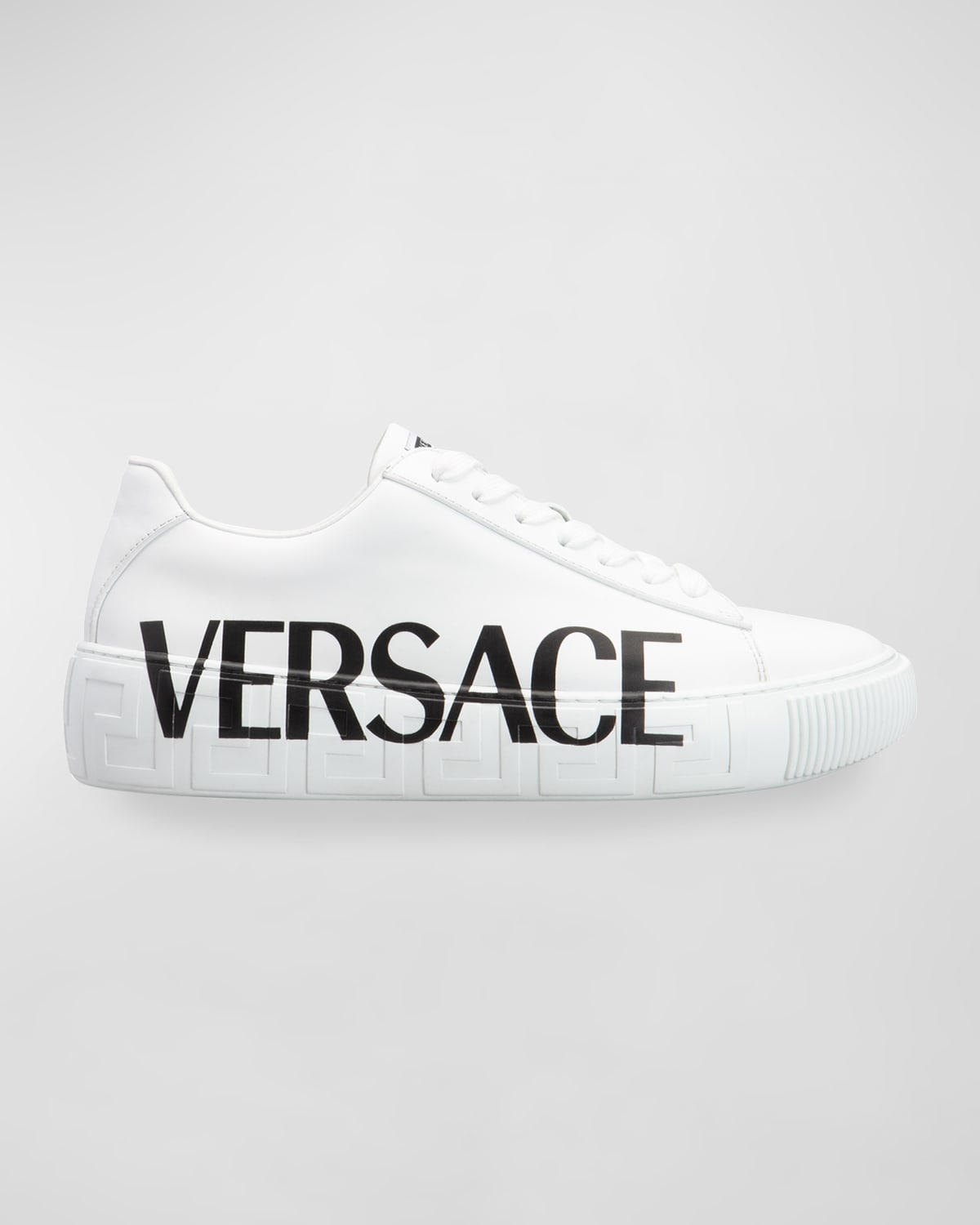 Versace Contrast Logo Low-Top Sneakers