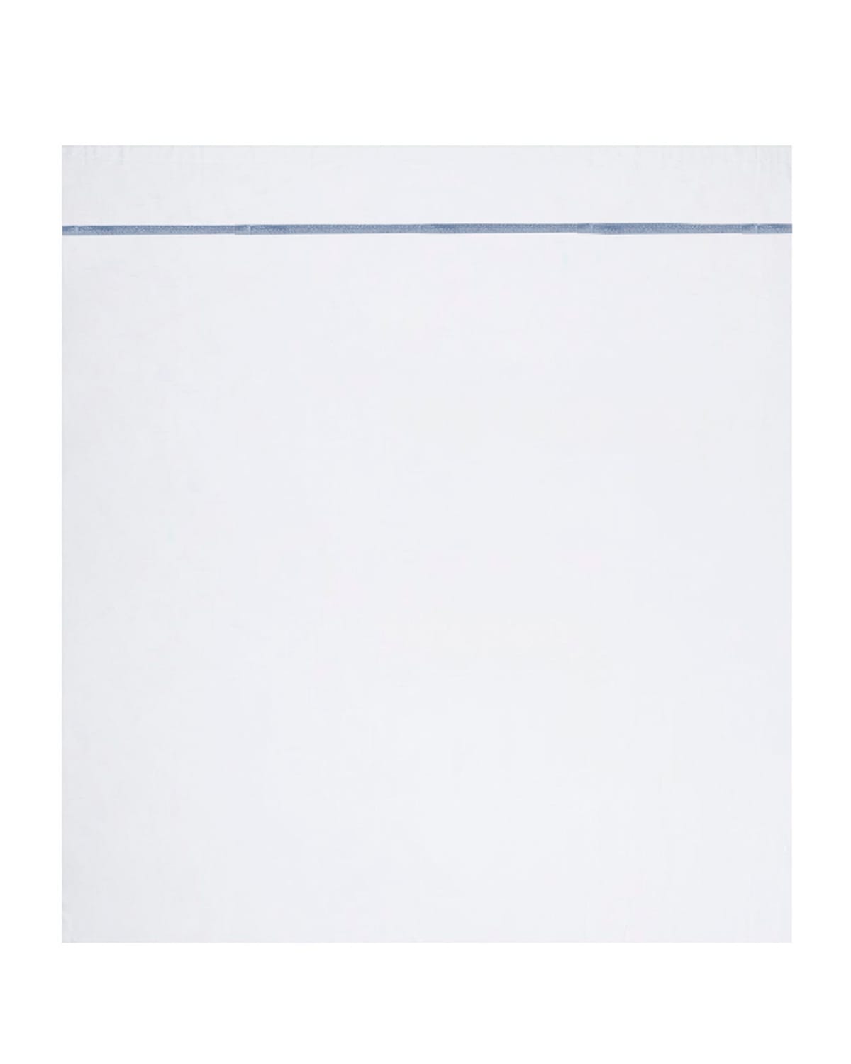 Bovi Fine Linens Classic Hotel Twin Sheet Set, White/blue