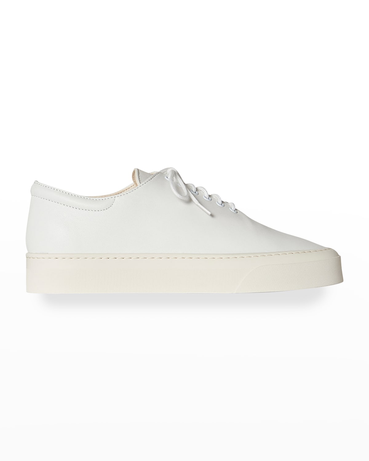 THE ROW Marie Leather Low-Top Sneakers