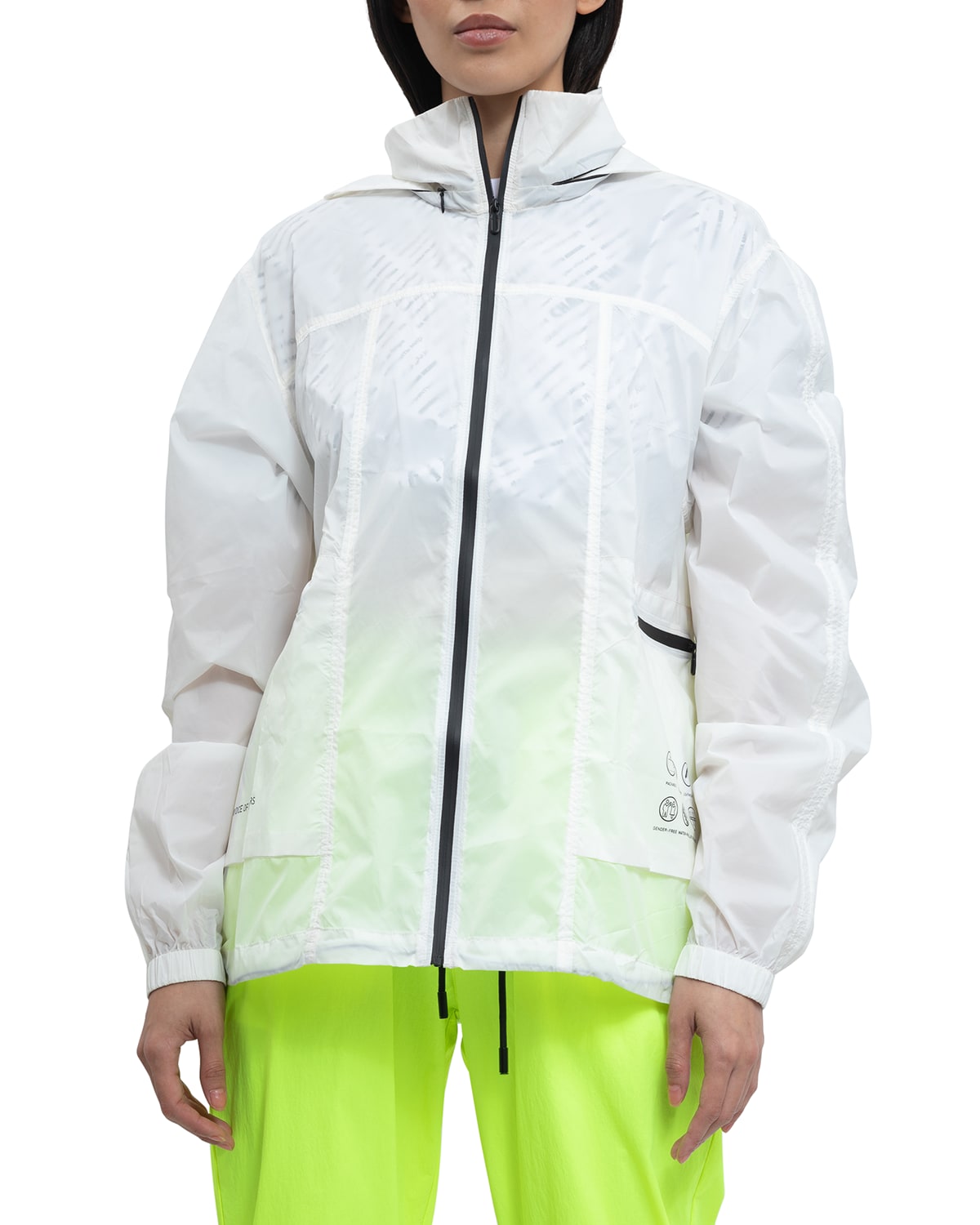 White nylon jacket cheap