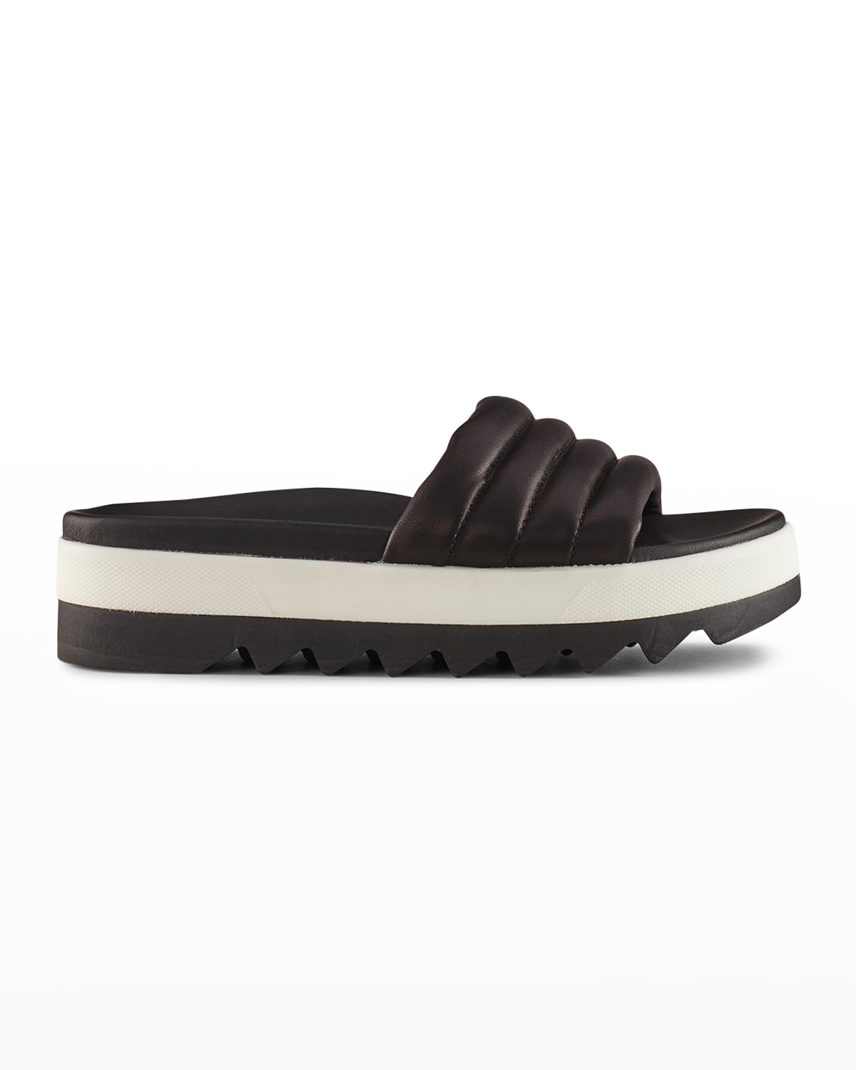 Cougar Prato Leather Flat Slide Sandals