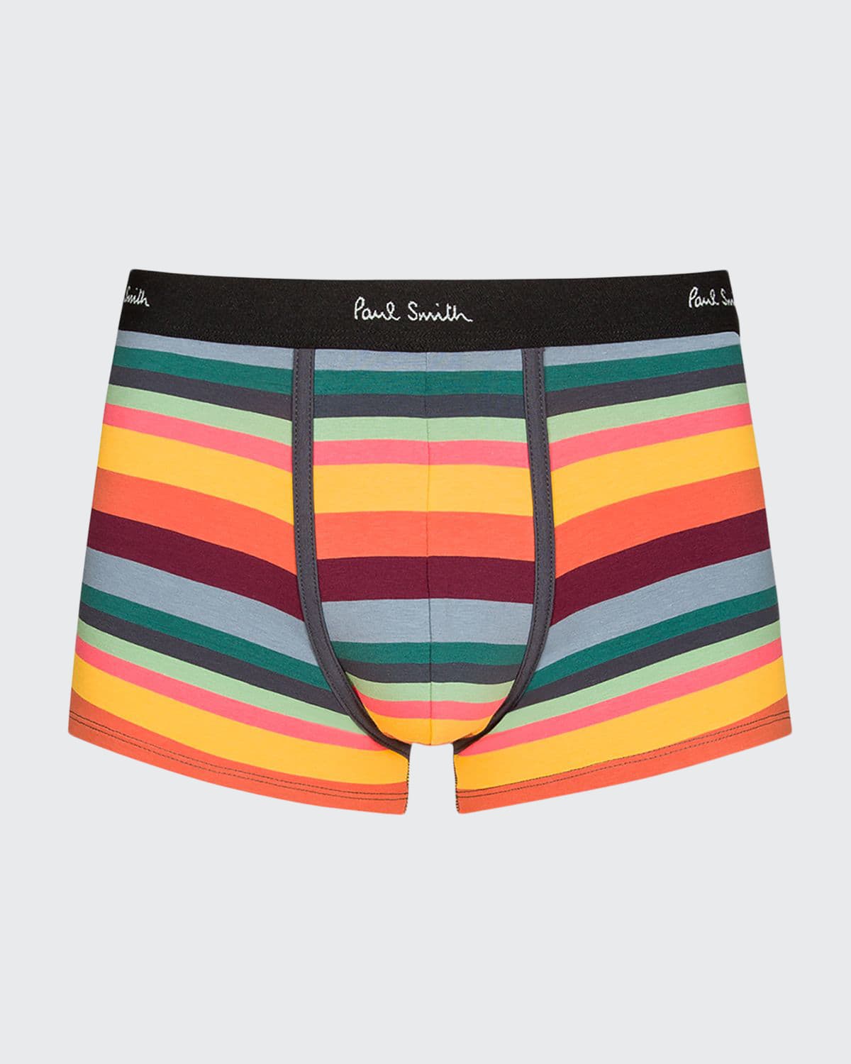 Paul Smith Men's Multi-stripe Boxer Trunks In Multicolor