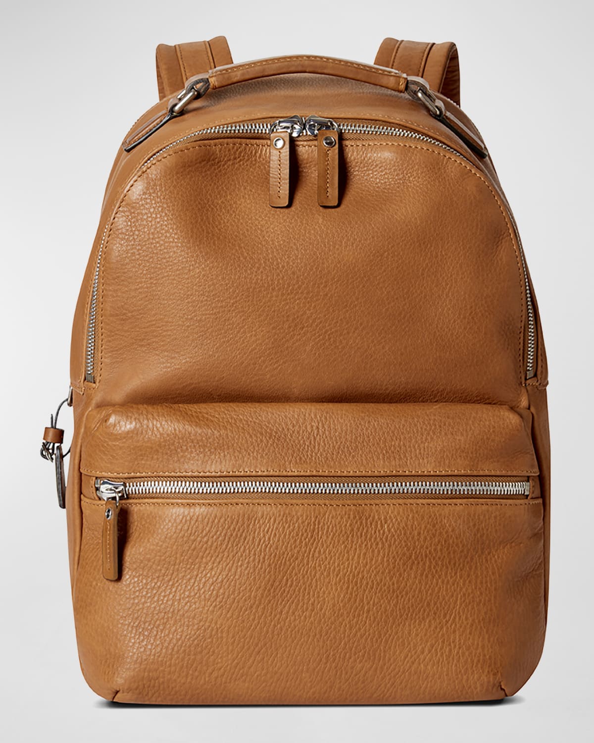 Men's Runwell Grained Leather Backpack
