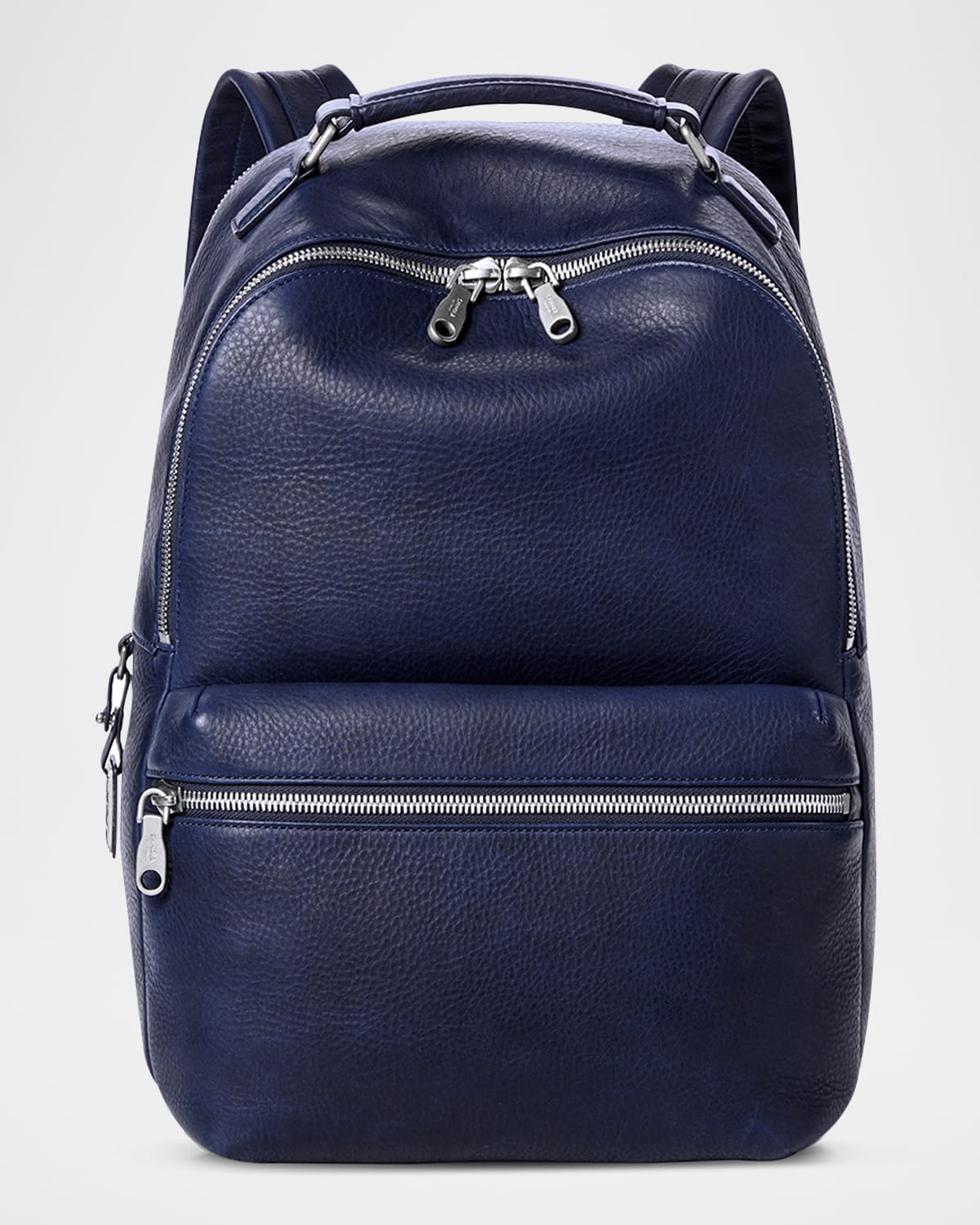 Men's Runwell Grained Leather Backpack