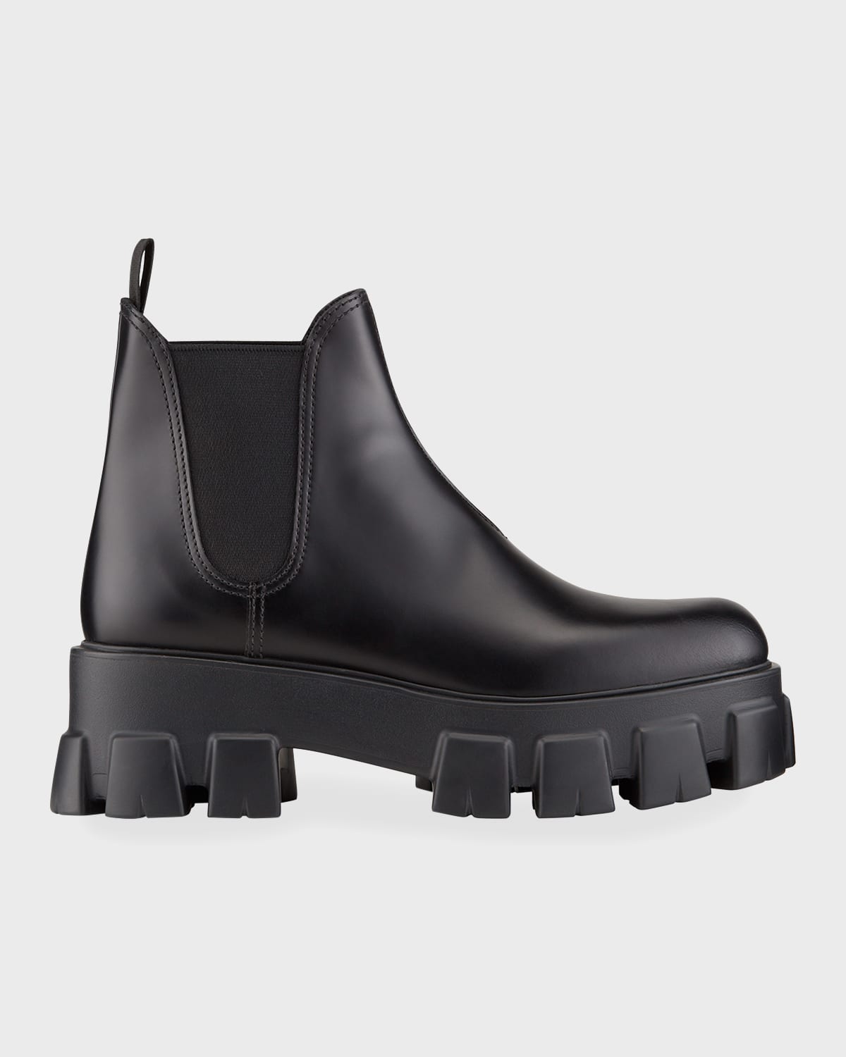 Prada lug sole outlet ankle boots