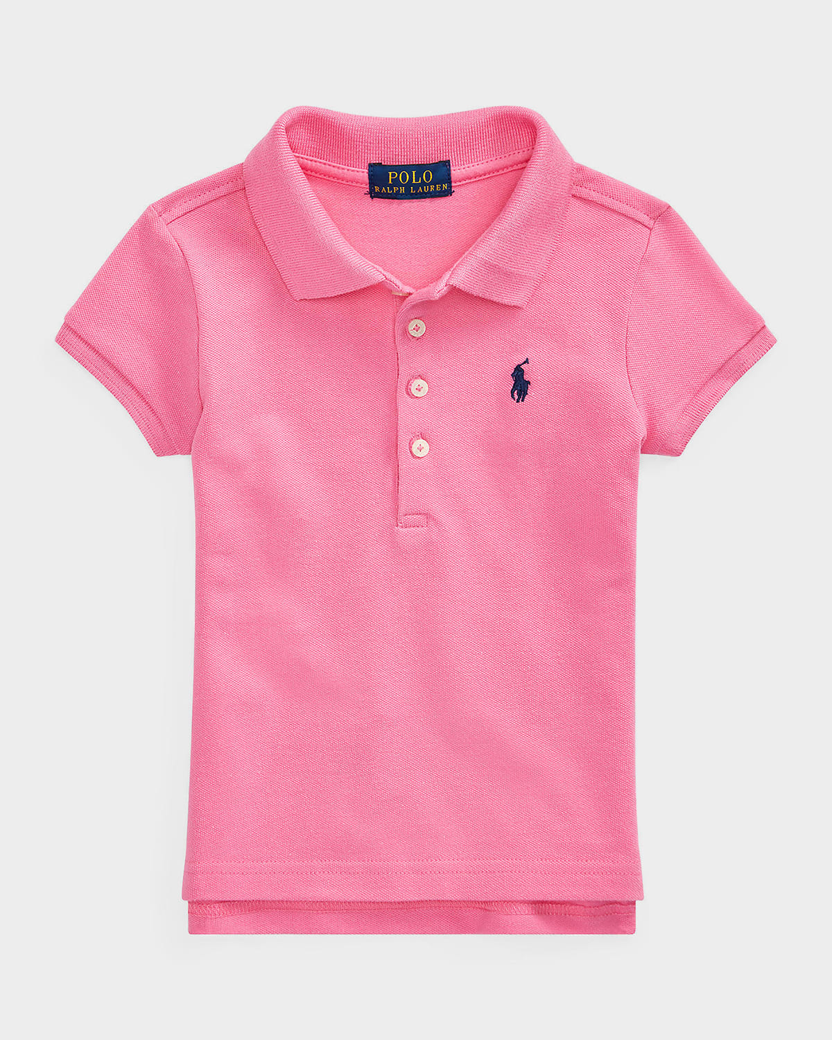 Polo Ralph Lauren Cotton Polo Shirt In Baja Pink