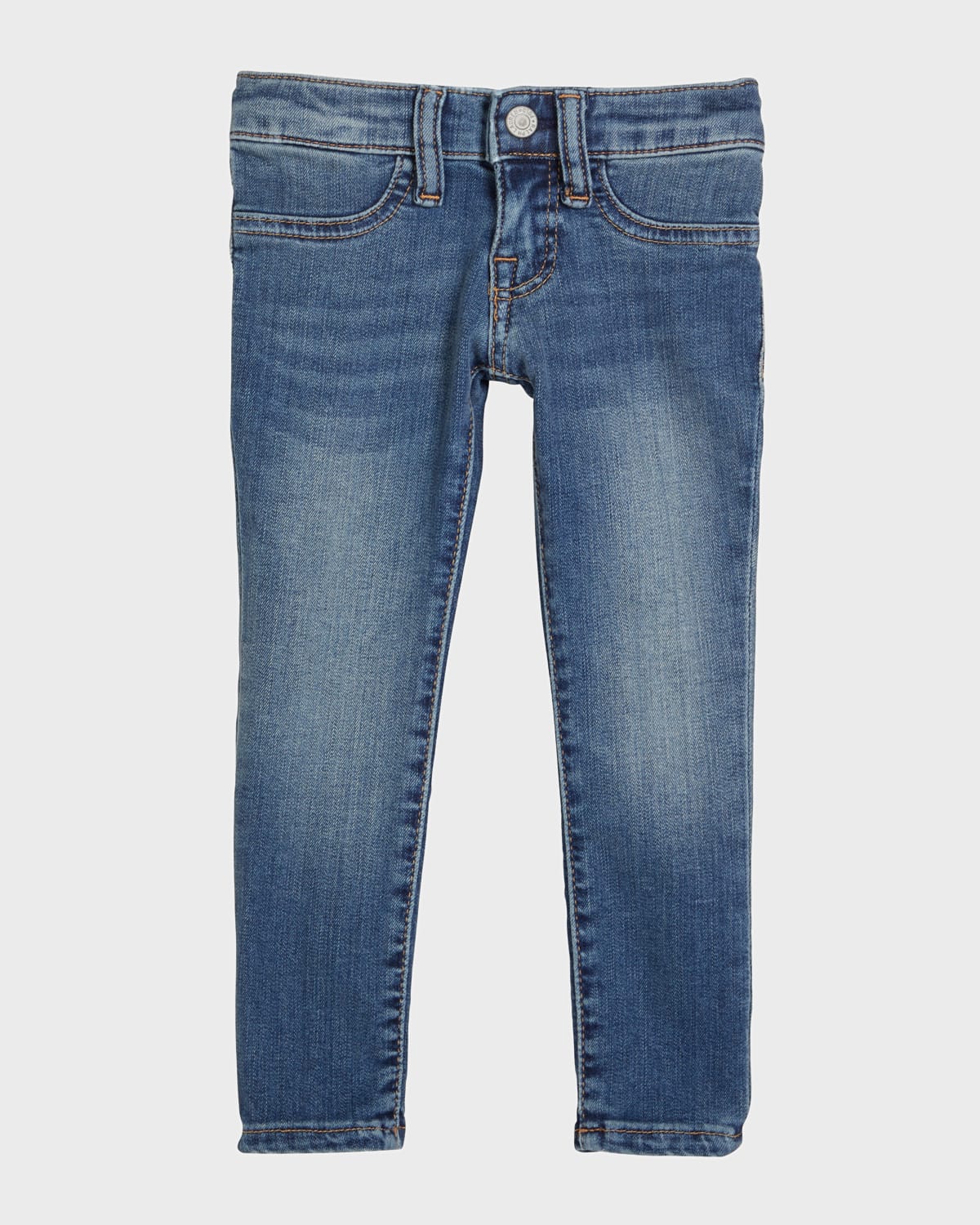 Polo Ralph Lauren Aubrie Slim-fit Faded Stretch-denim Leggings 7-14 Years In Lucinda Wash