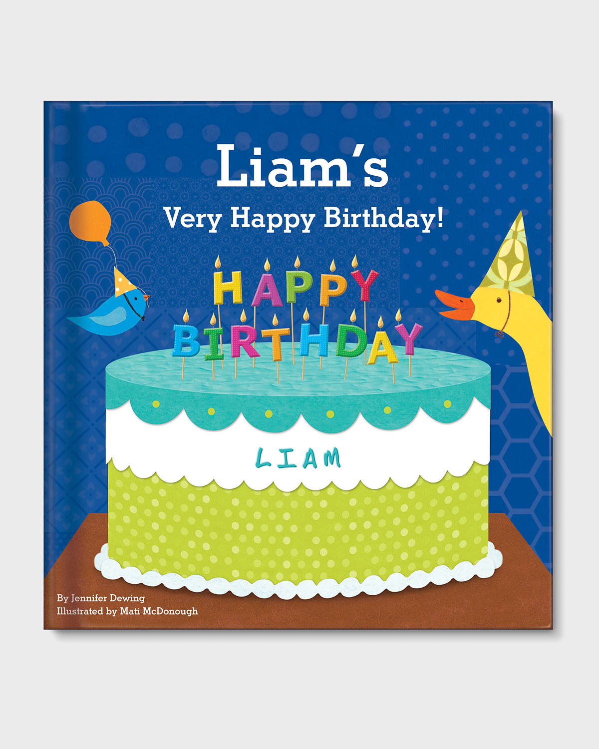My Very Happy Birthday Boy Book by Jennifer Dewing, Personalized