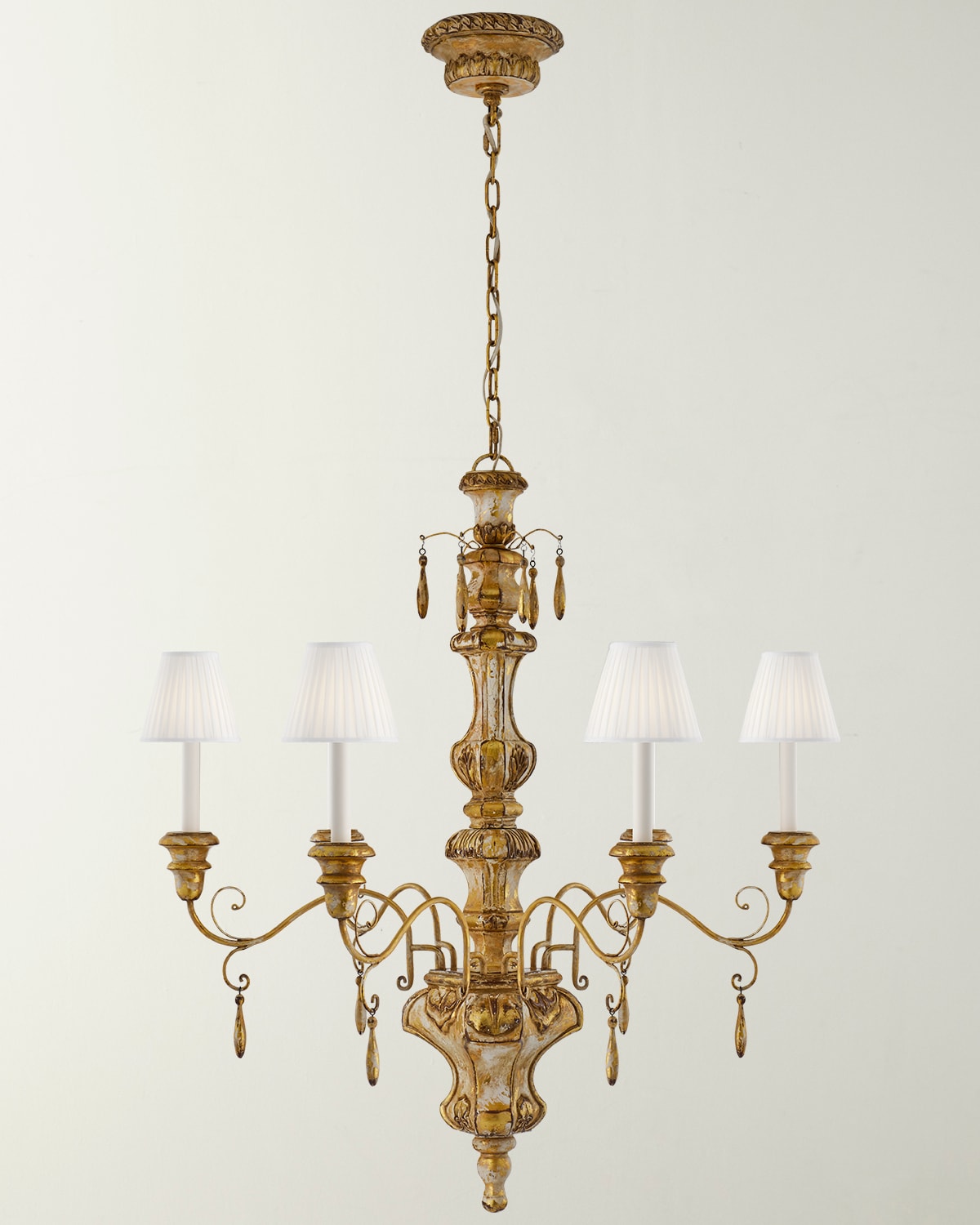 Marylea Large Hand-Carved Chandelier