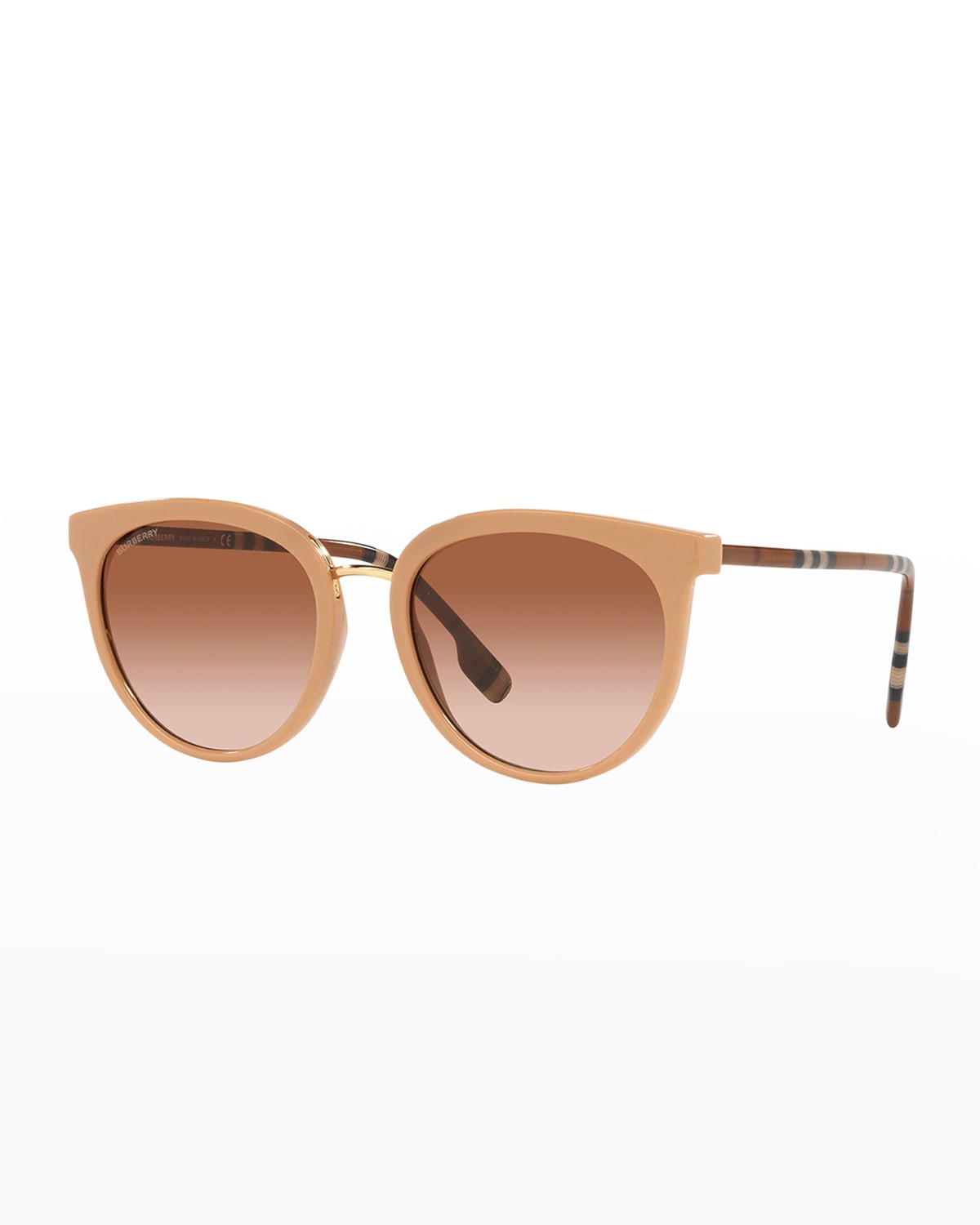 Burberry Round Plastic Sunglasses