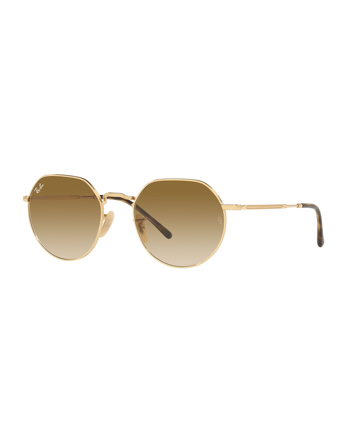 Ray Ban Jack 53mm Gradient Sunglasses In Gold