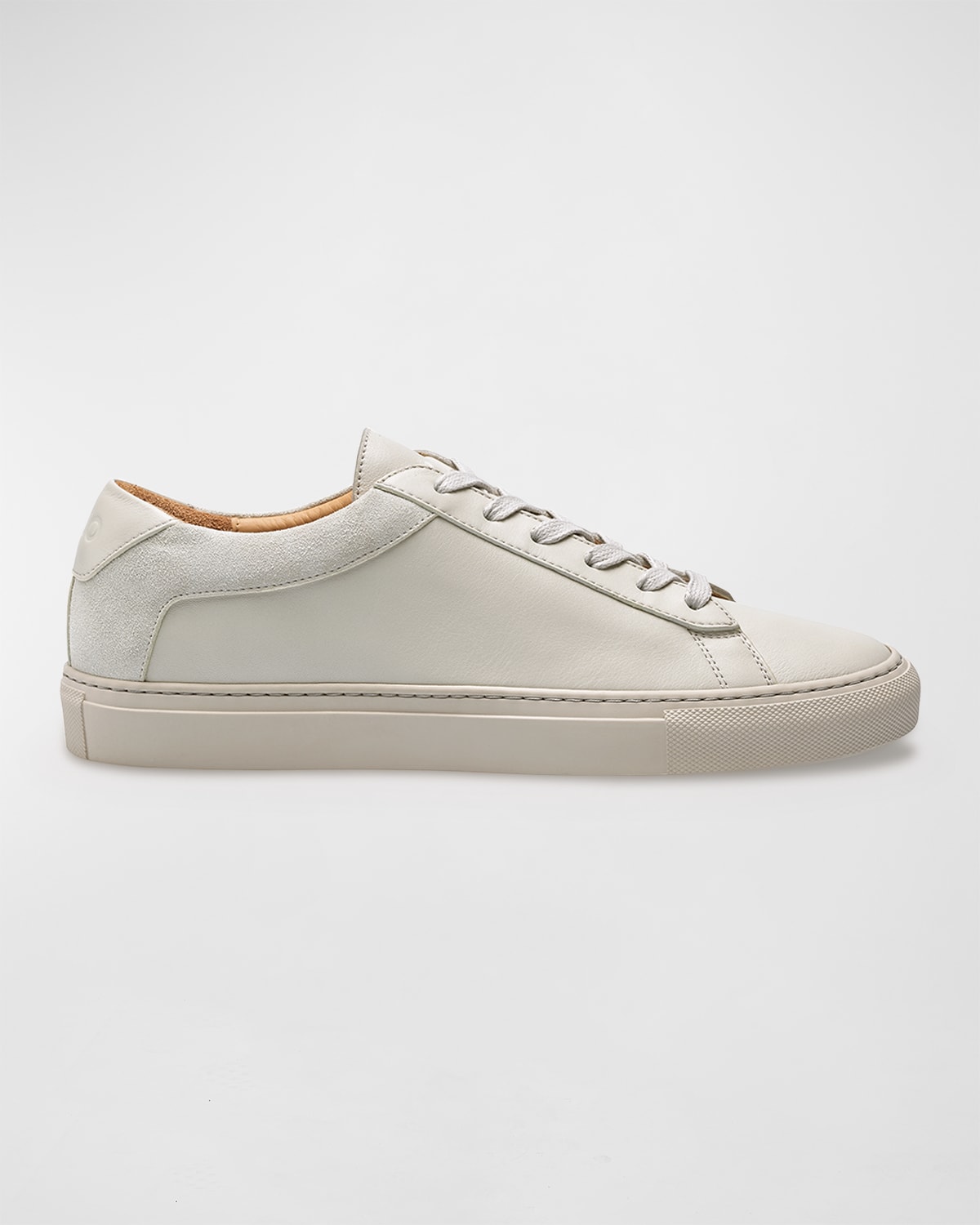 Koio Capri Mixed Leather Low-top Sneakers In Nuvola