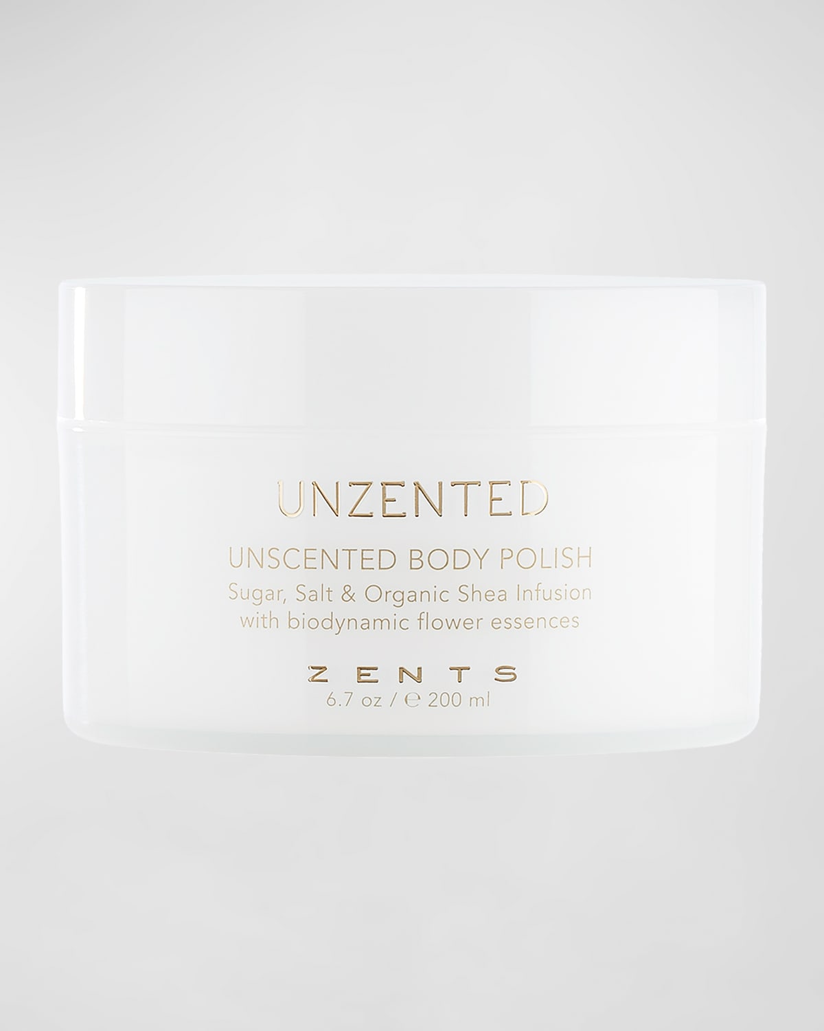 Zents 6.7 Oz. Unzented Body Polish Sugar, Salt & Shea Infusion