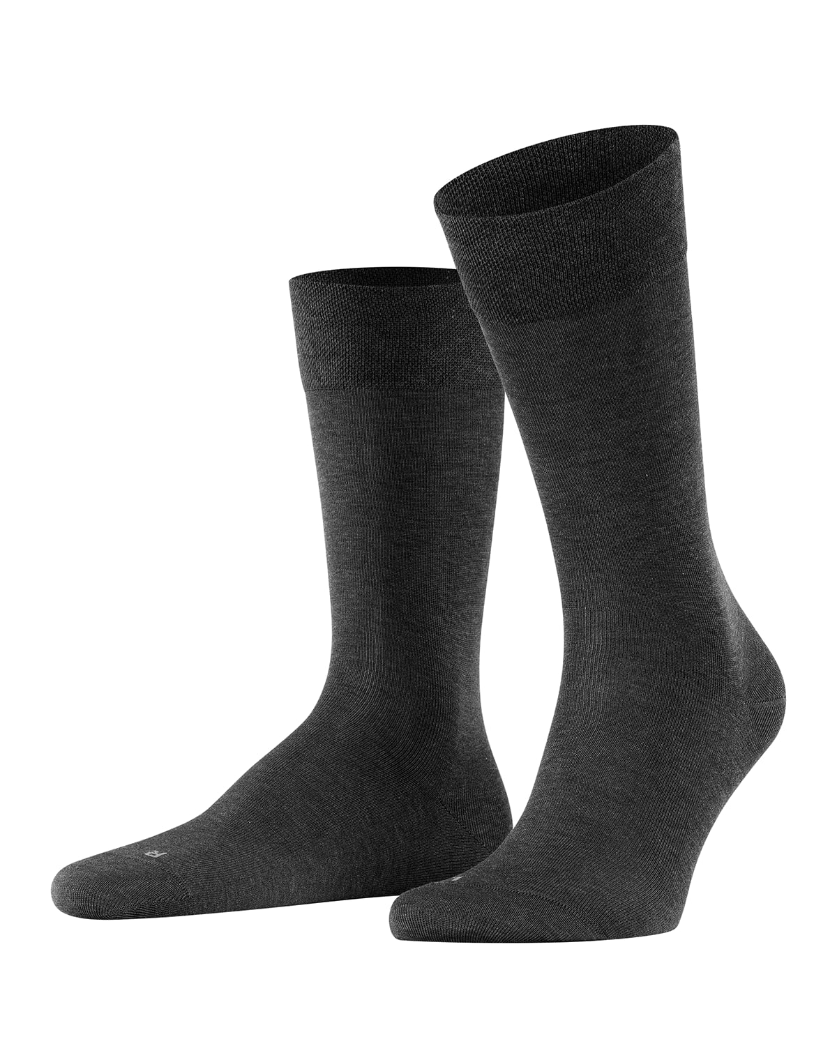 Falke Men's Sensitive Malaga Cotton Socks In Anthracite