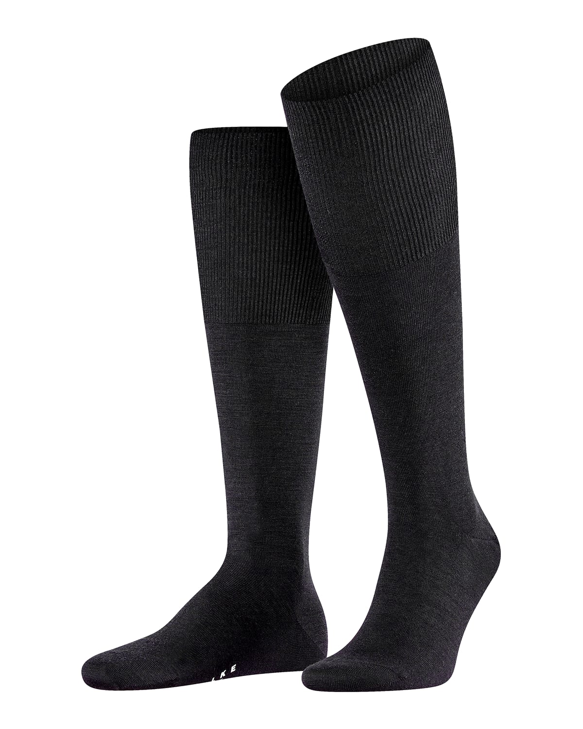 Shop Falke Men's Airport Wool Knee-high Socks In Dark Navy