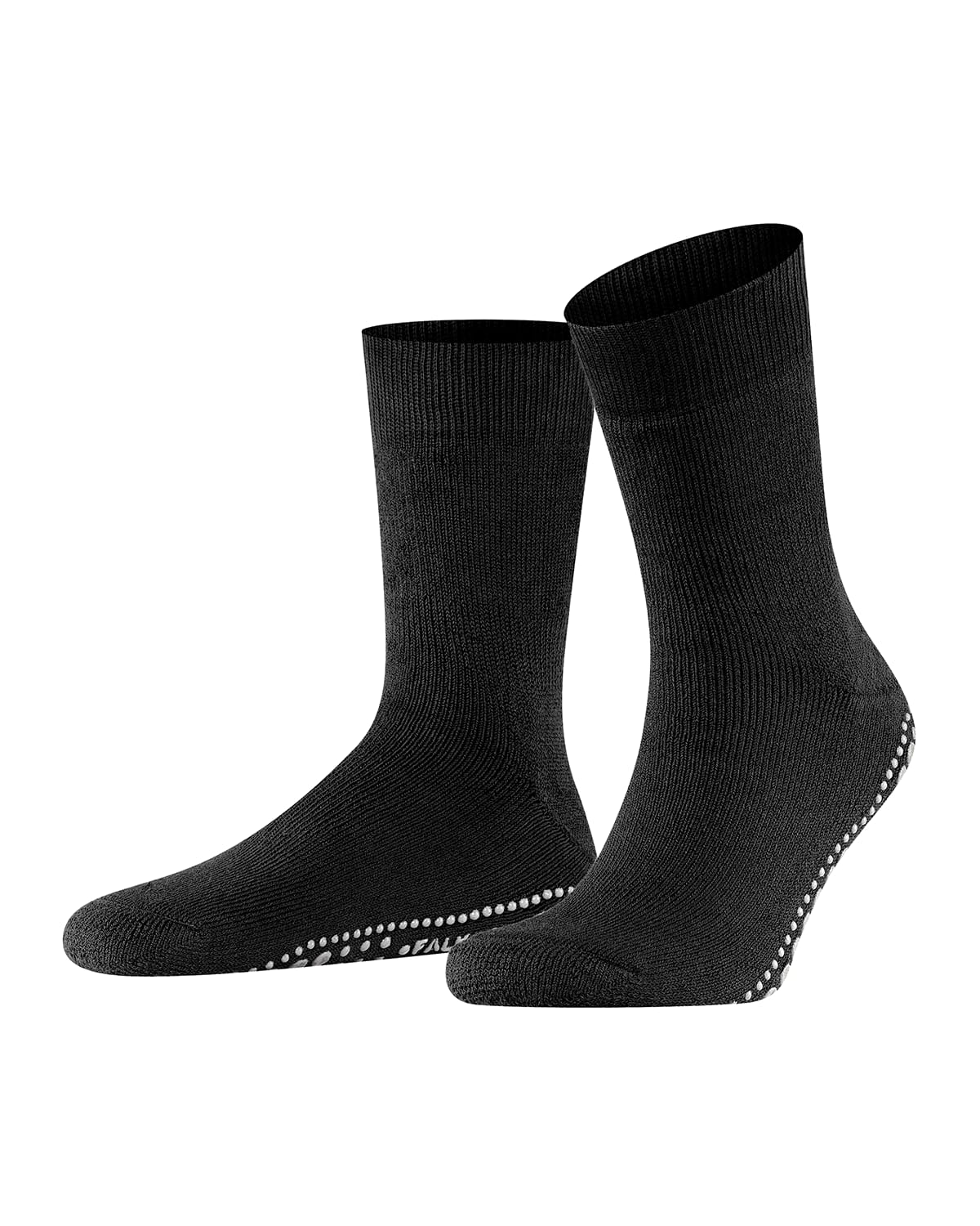 Falke Homepads Cotton Blend Slipper Socks In Black