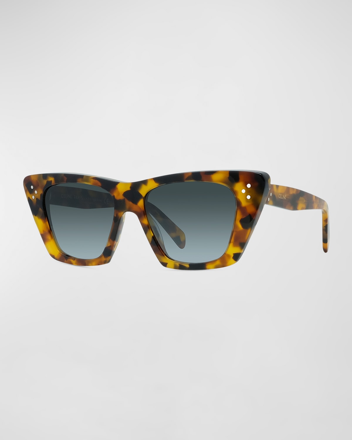 Celine Acetate Butterfly Sunglasses In Havana Smoke