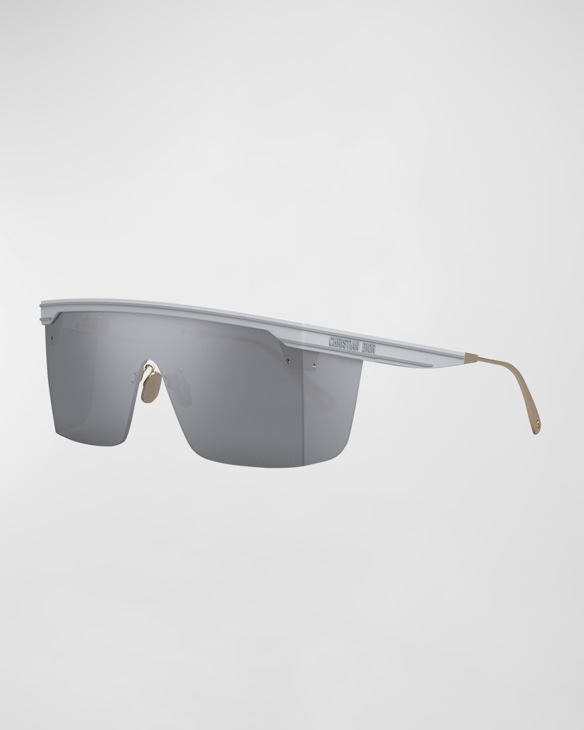 Dior Club M1u Sunglasses In White Smoke