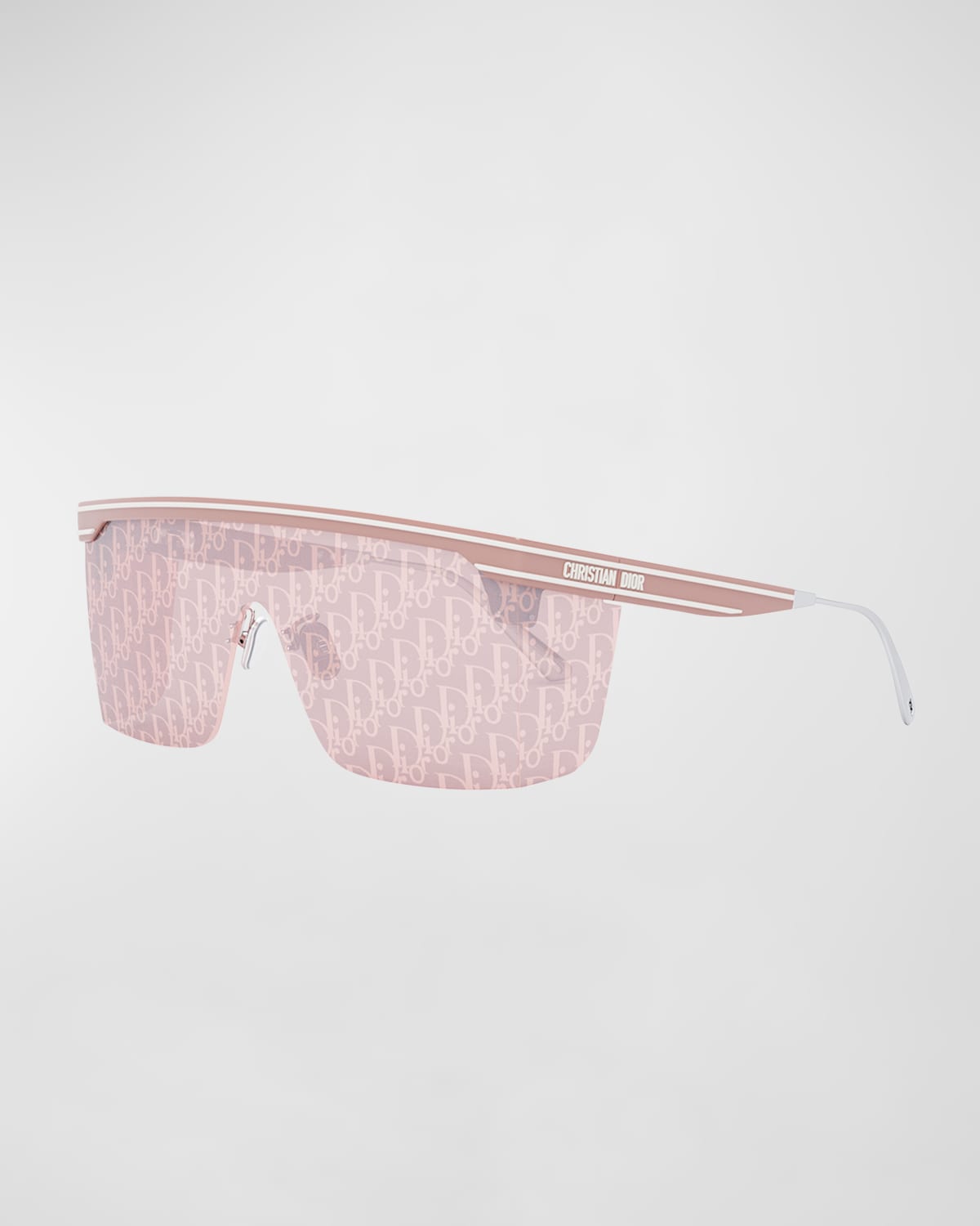 Dior Club Shield Sunglasses In Shiny Pink Violet