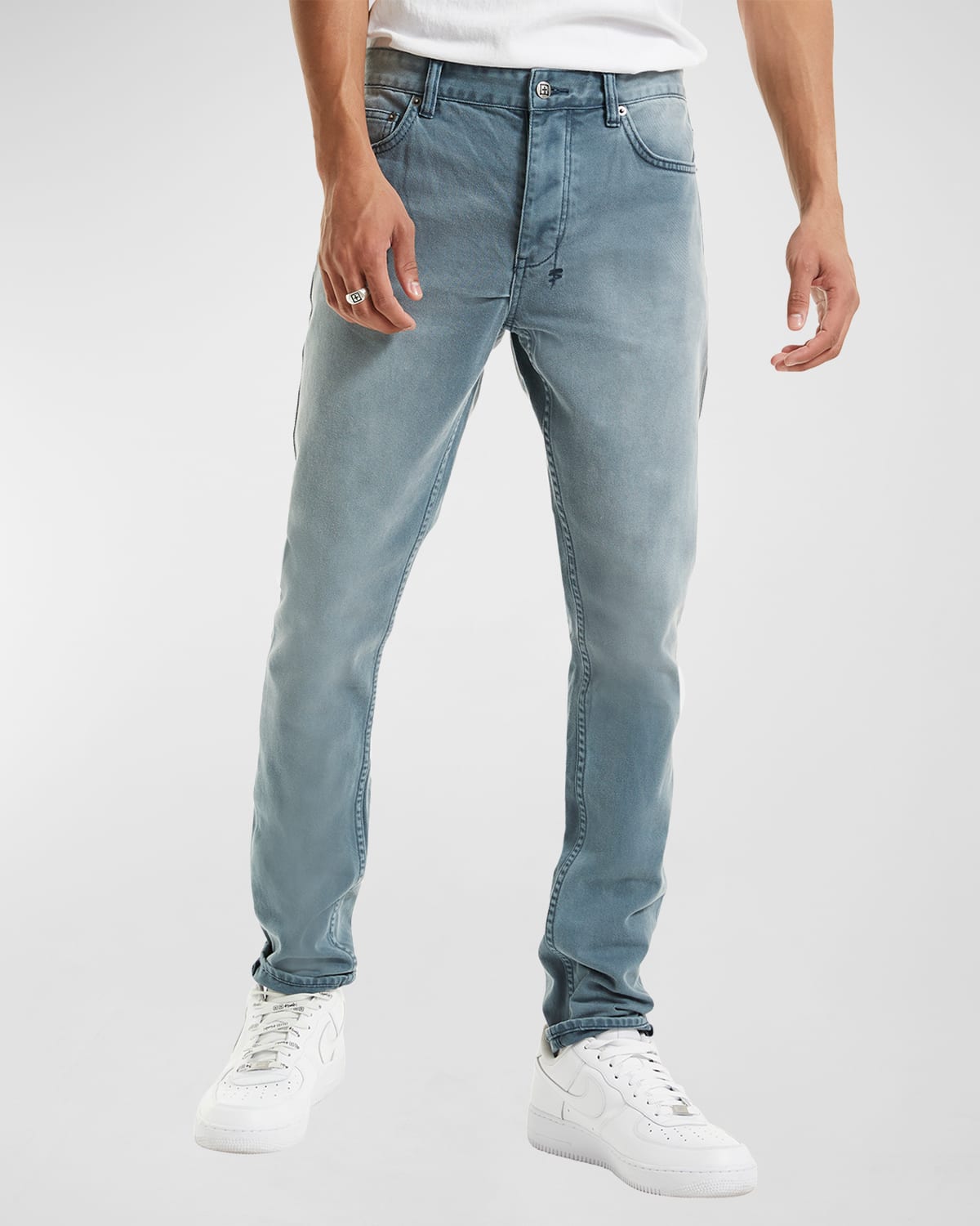Men's Chitch Petrol Garment-Dyed Jeans