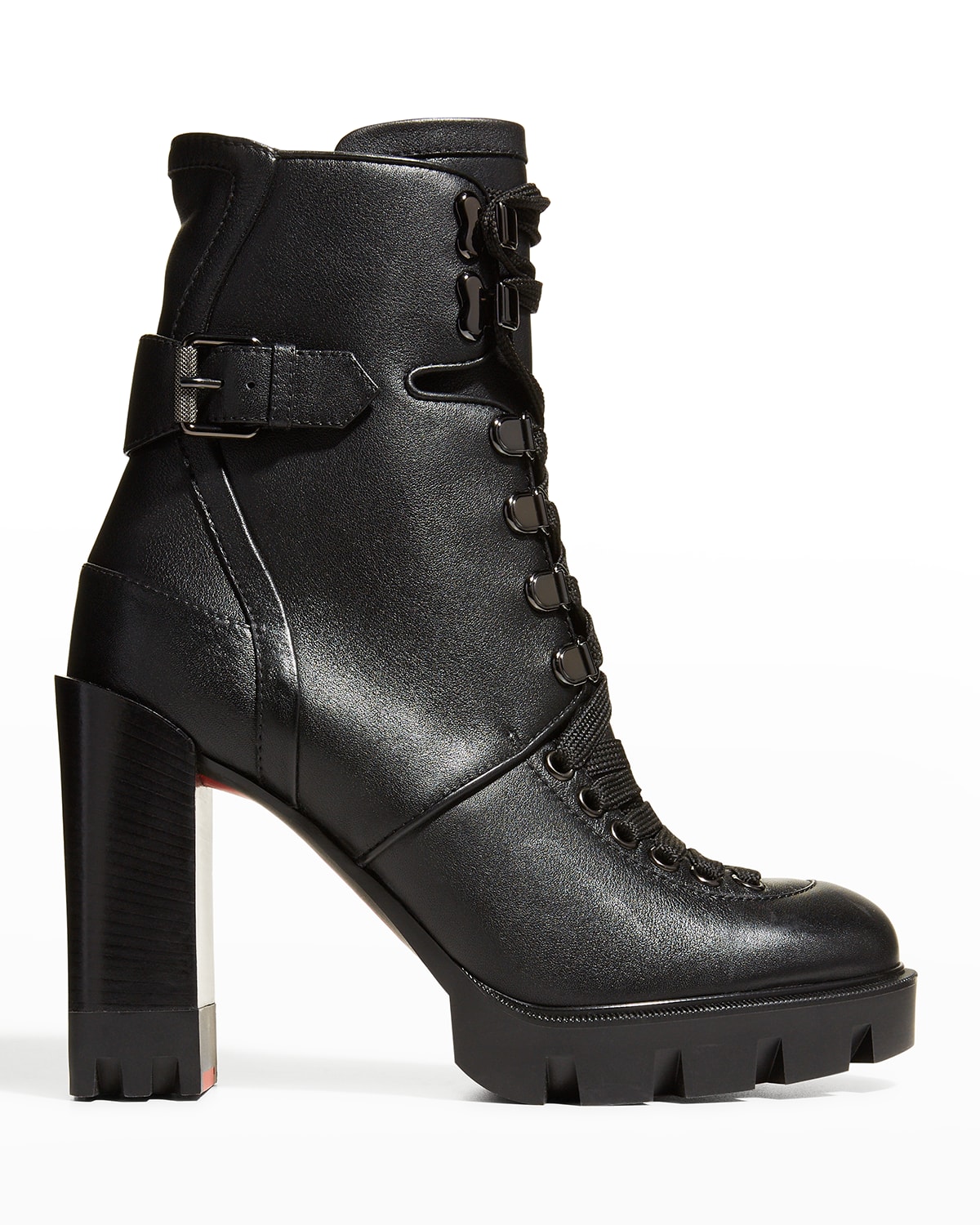 Christian louboutin biker boots sale