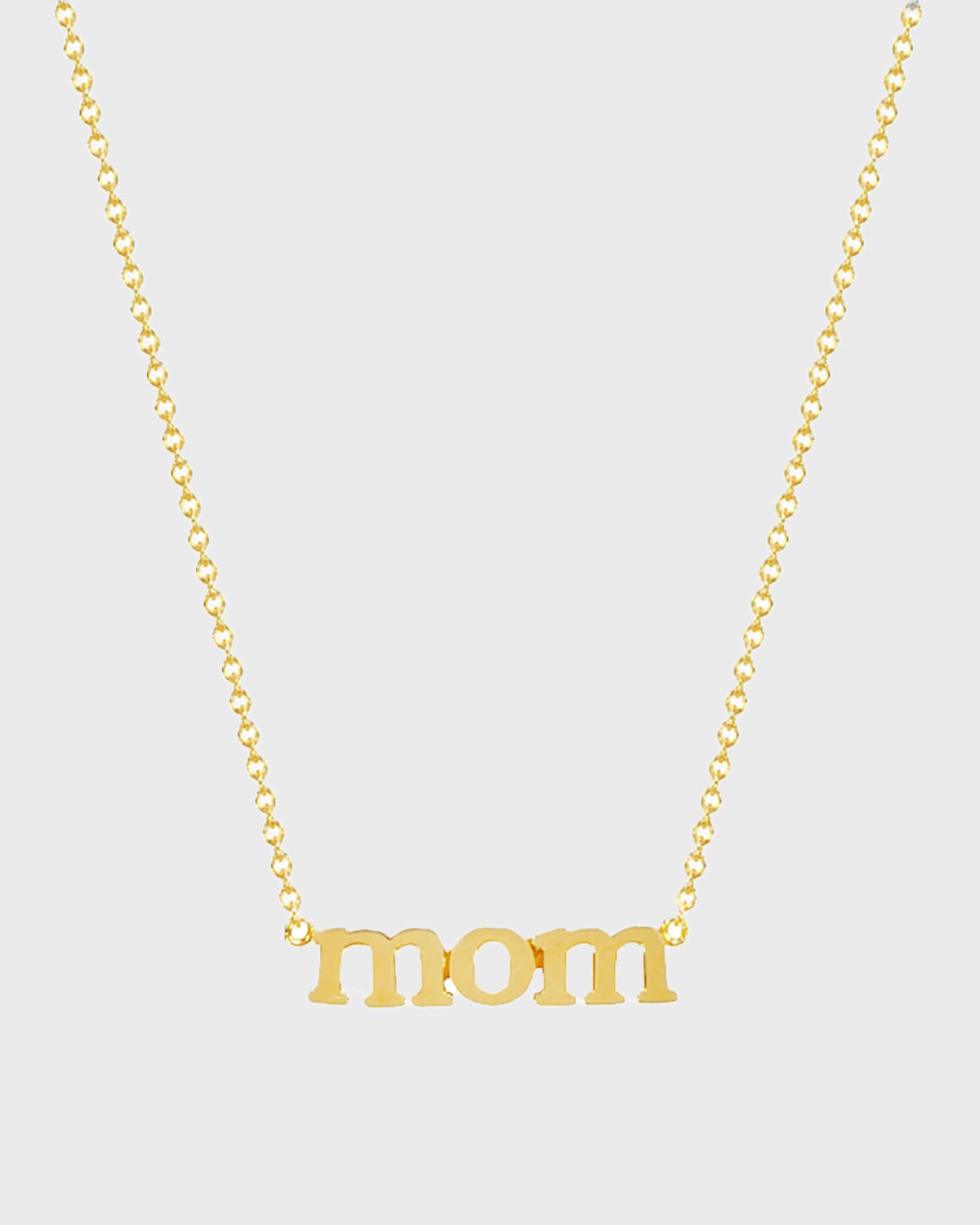18k Mom Pendant Necklace
