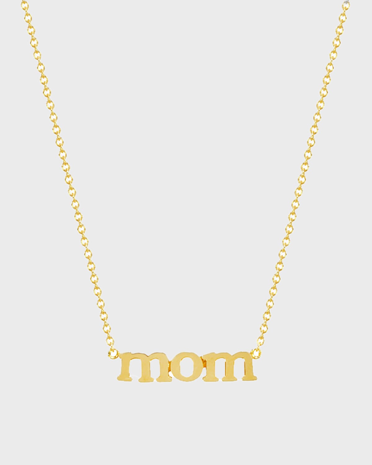 Jennifer Meyer 18k Mom Pendant Necklace