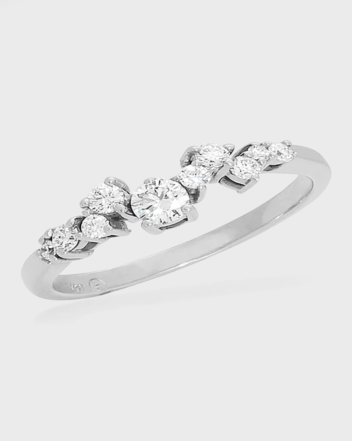 Lana Solo Diamond Cluster Ring In White