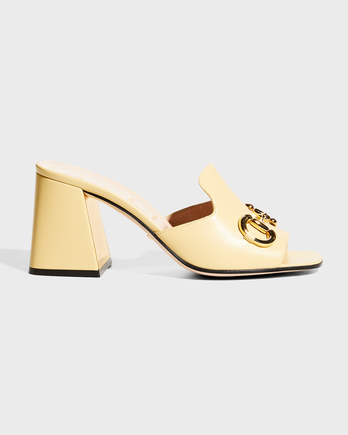 Gucci Baby 75mm Horsebit Mule Sandals In Burro