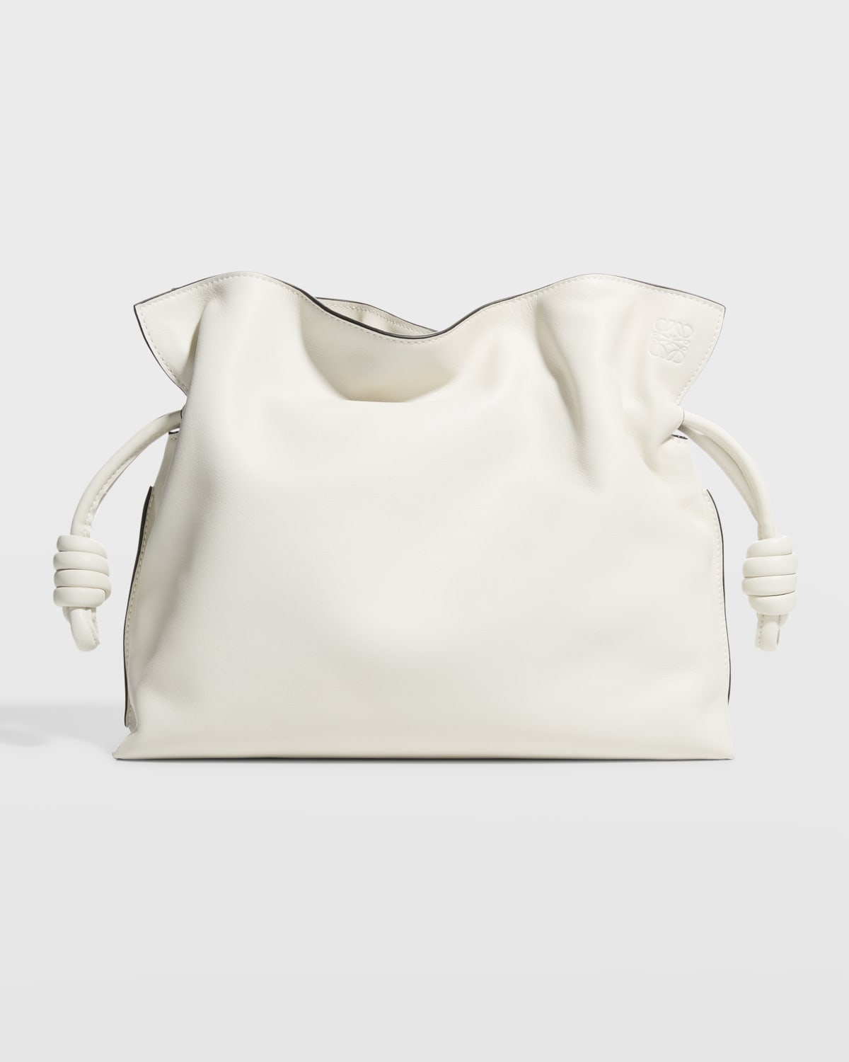 LOEWE FLAMENCO DRAWSTRING KNOT CLUTCH BAG