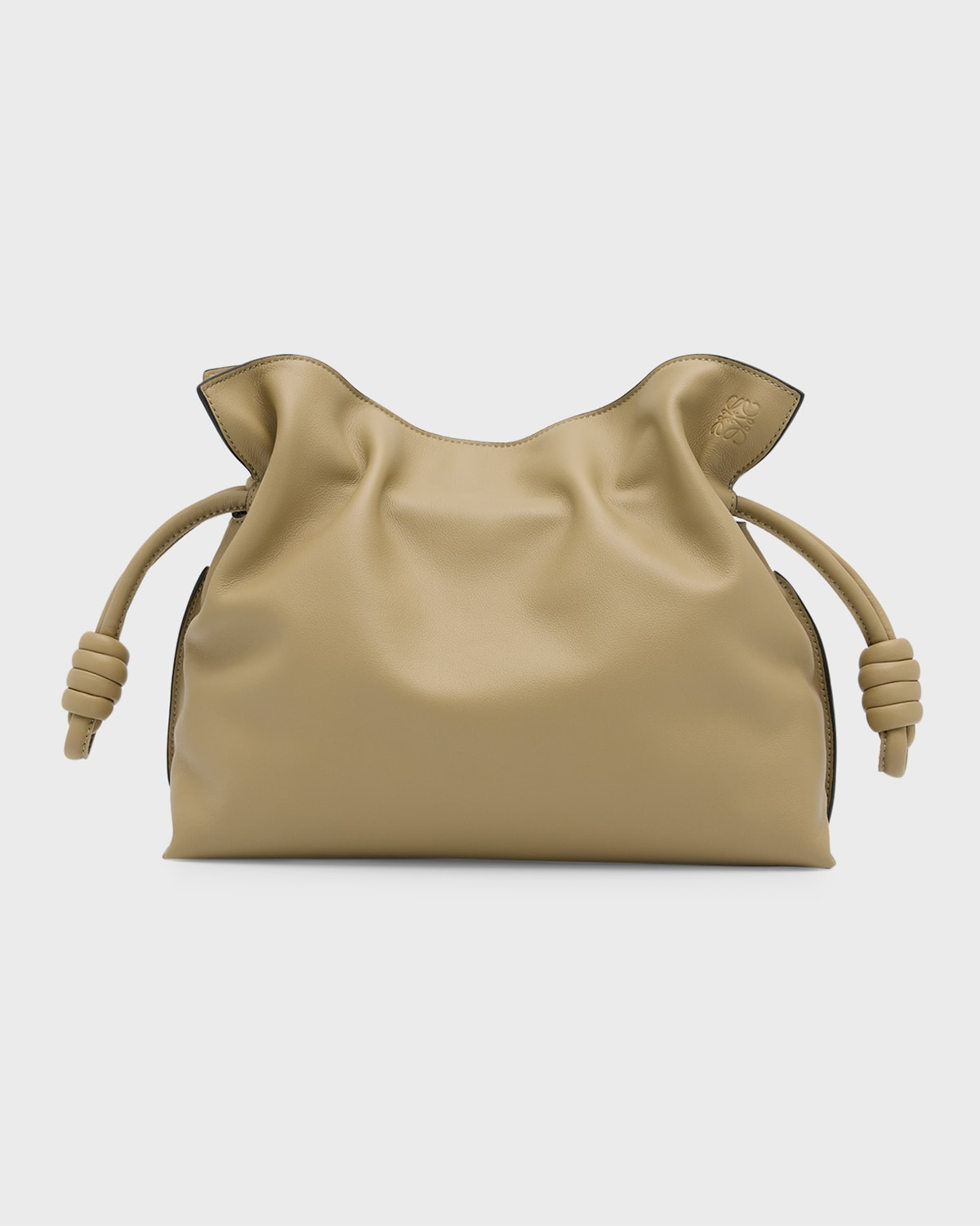 Loewe Flamenco Clutch Bag In Clay Green