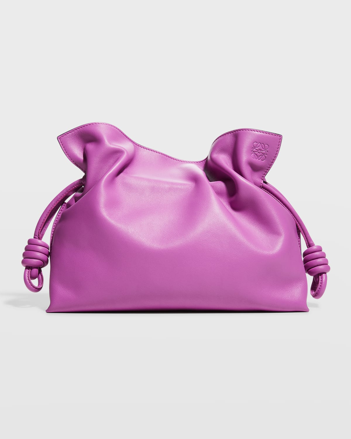 Loewe Flamenco Drawstring Knot Clutch Bag