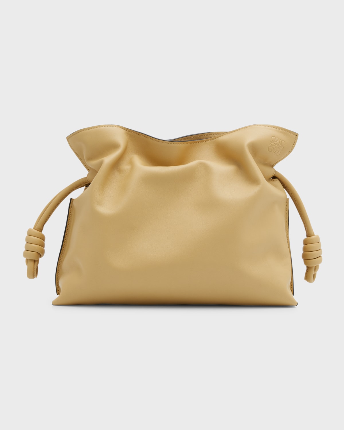 LOEWE FLAMENCO DRAWSTRING KNOT CLUTCH BAG