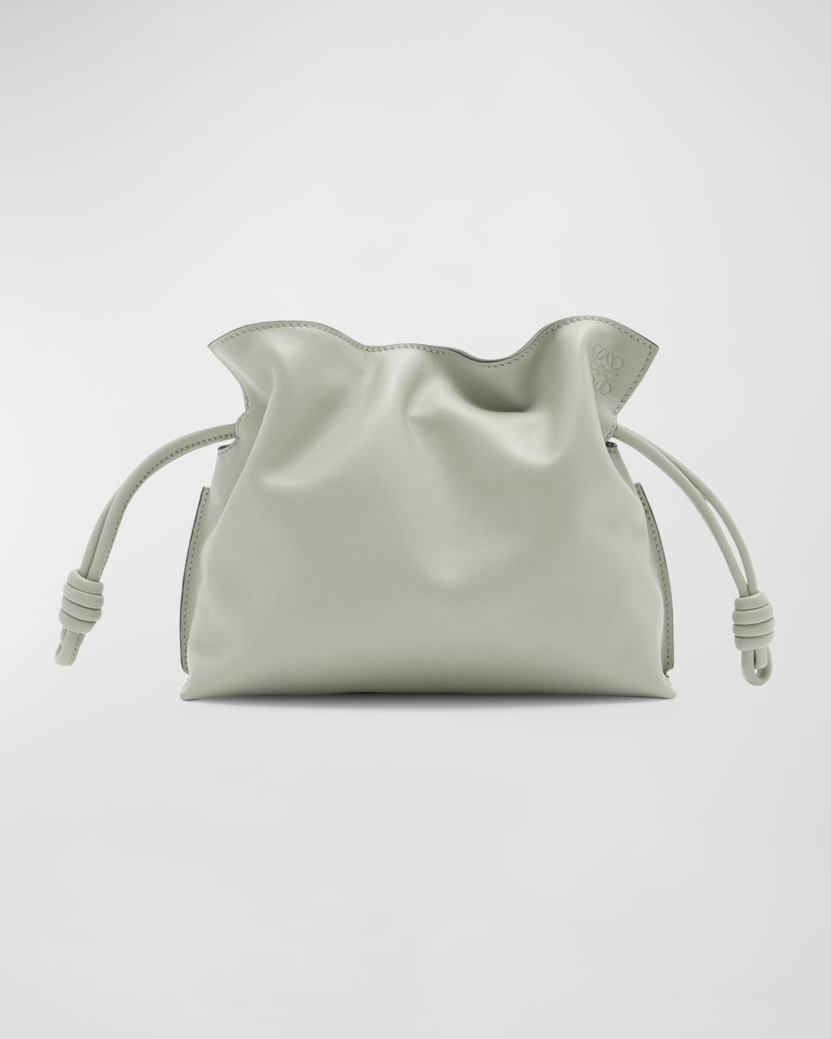 LOEWE FLAMENCO MINI NAPA DRAWSTRING CLUTCH BAG