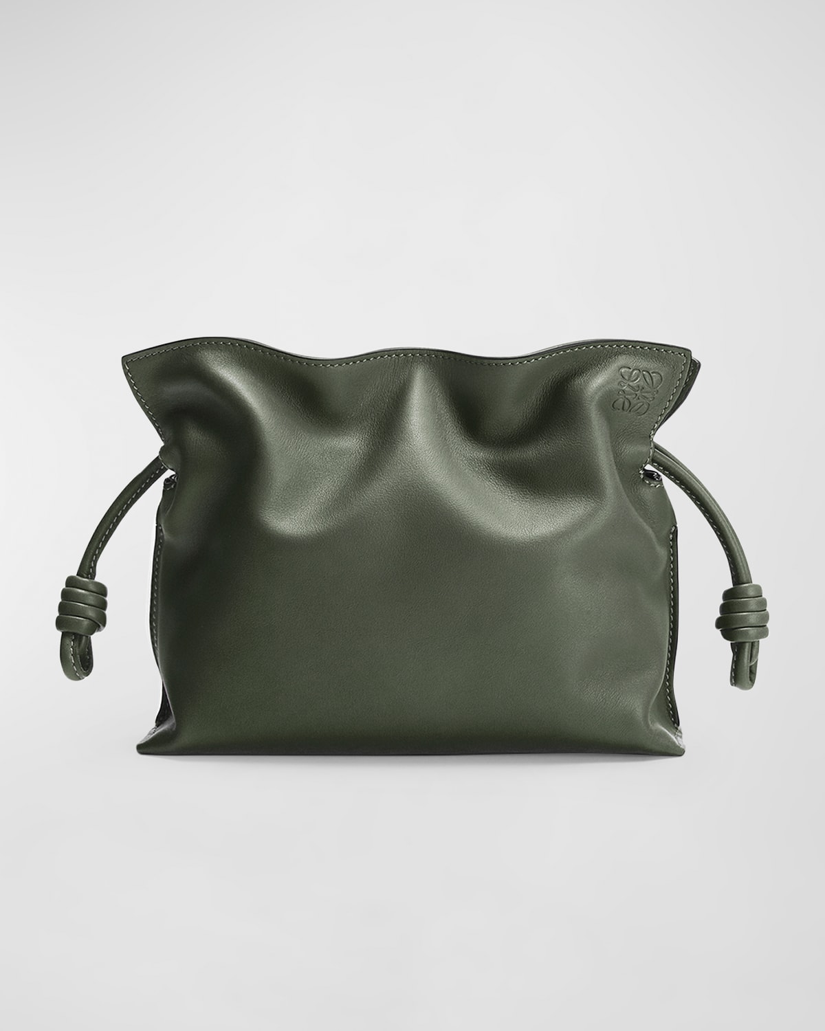 LOEWE FLAMENCO MINI NAPA DRAWSTRING CLUTCH BAG