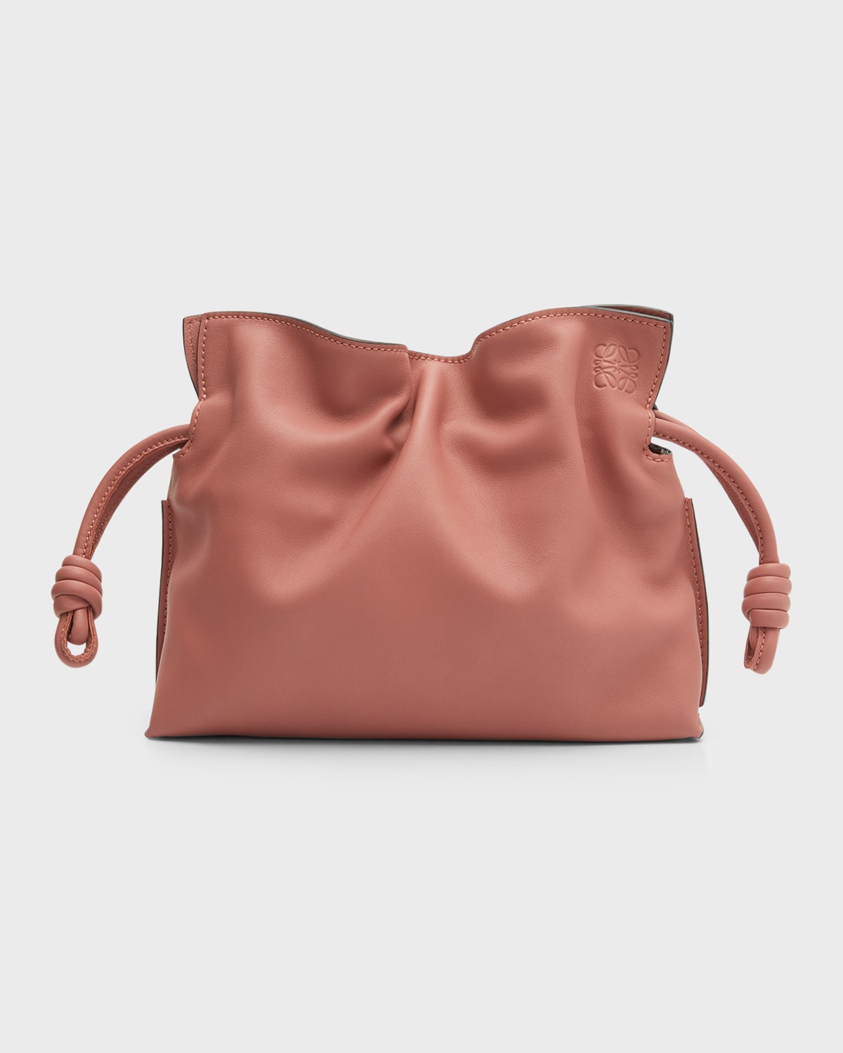 LOEWE FLAMENCO MINI NAPA DRAWSTRING CLUTCH BAG