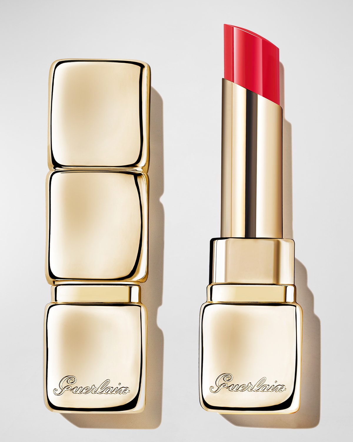 Shop Guerlain Kisskiss Shine Bloom Lipstick Balm In 419 Irish Crush