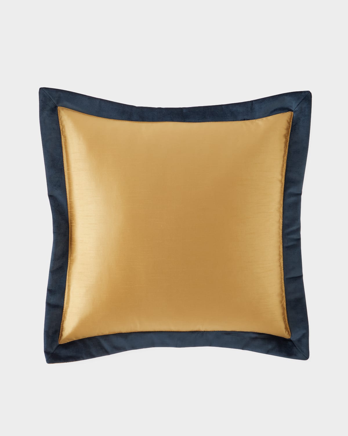 Olivia Quido Safari Faux Silk European Sham In Gold
