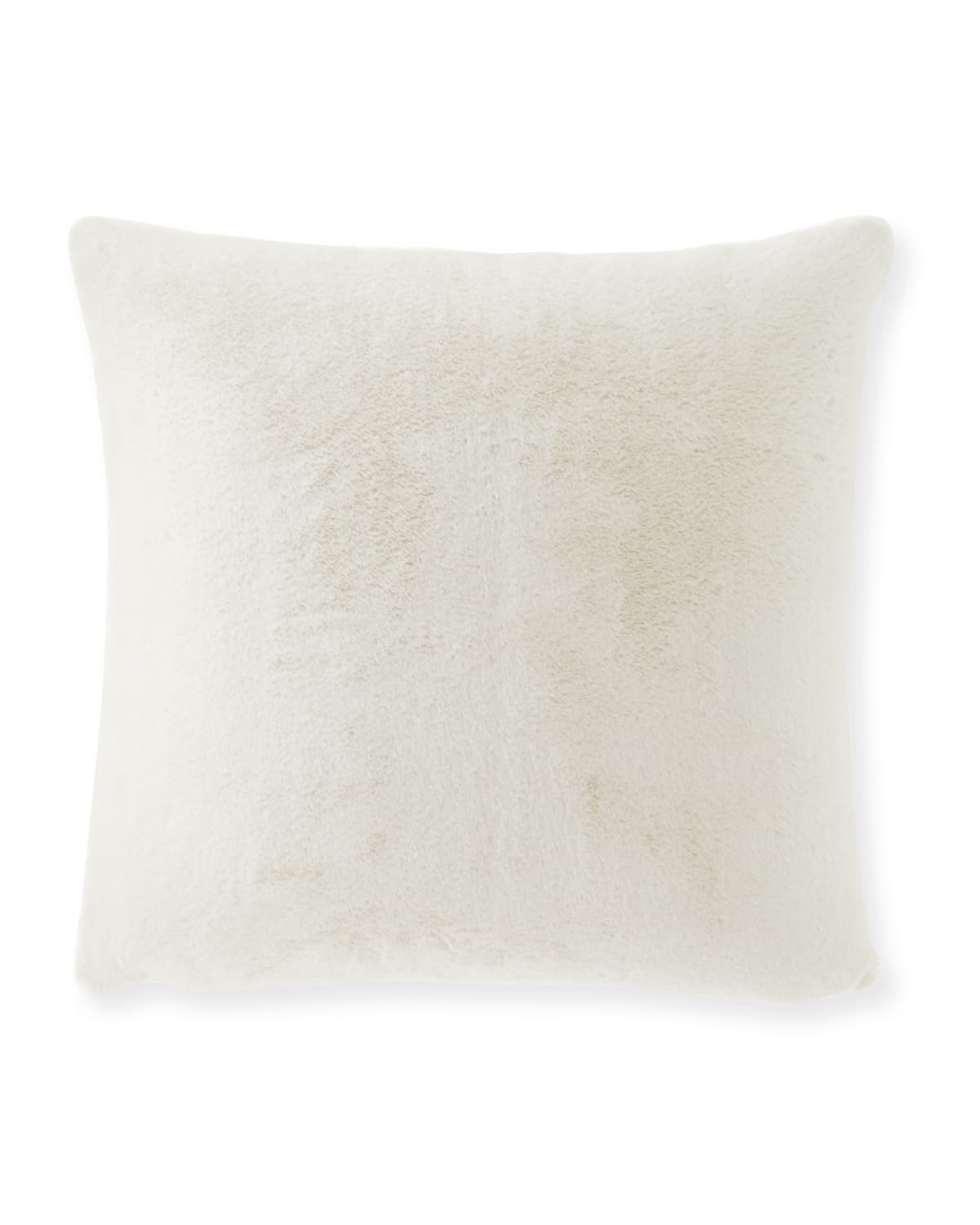Allister Faux Fur Pillow, Ivory