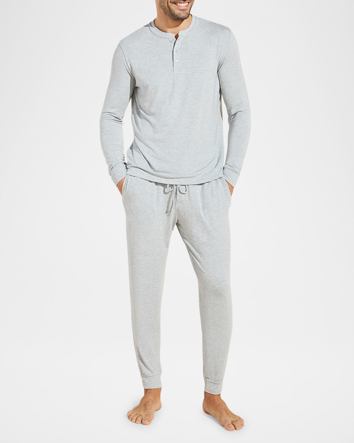 Men's Henry Long-Sleeve Pajama Set