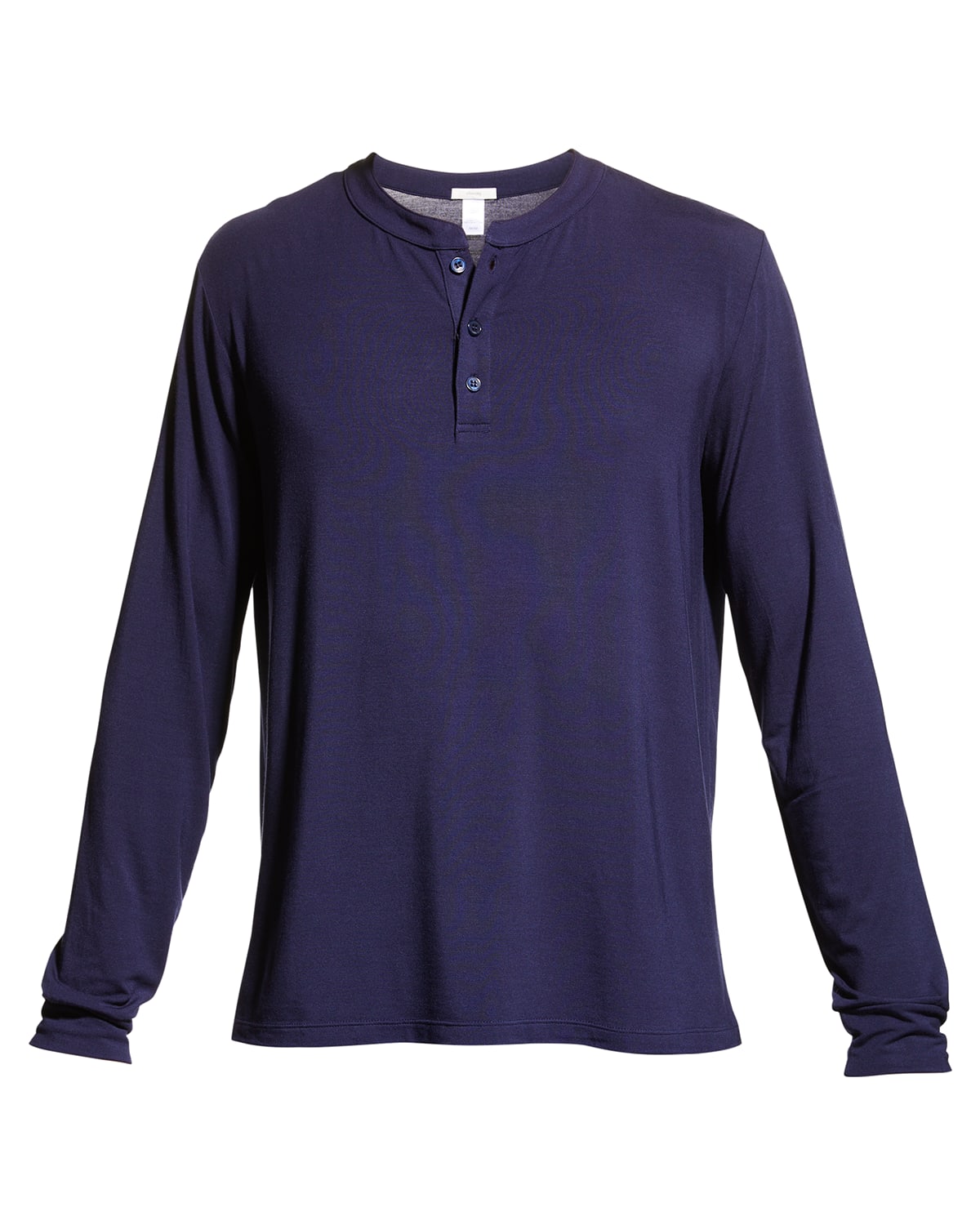 Shop Eberjey Men's Henry Long-sleeve Pajama Set In True Navy