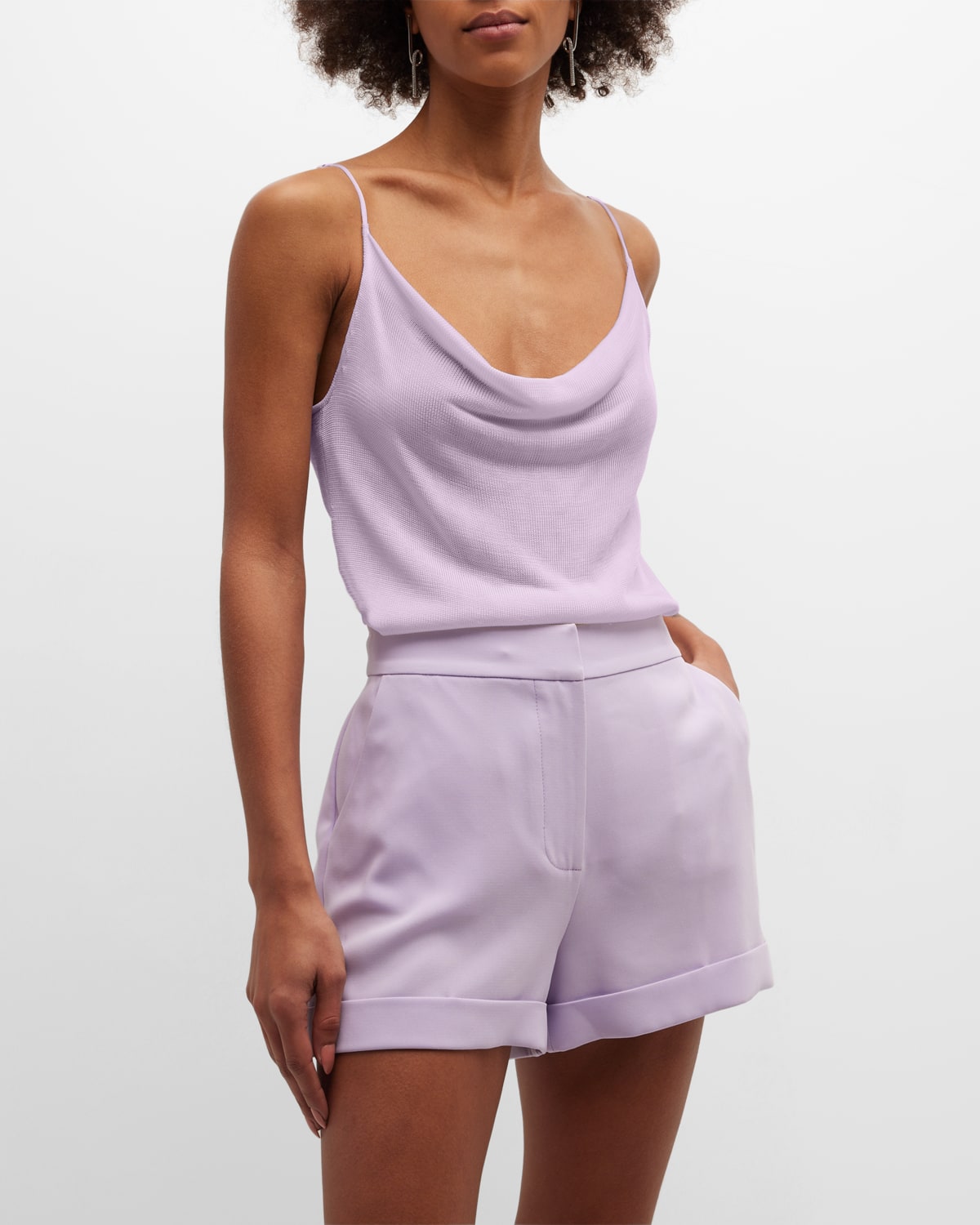 Cinq Sept Marta Knit Cami Top In Lilac Wine ModeSens