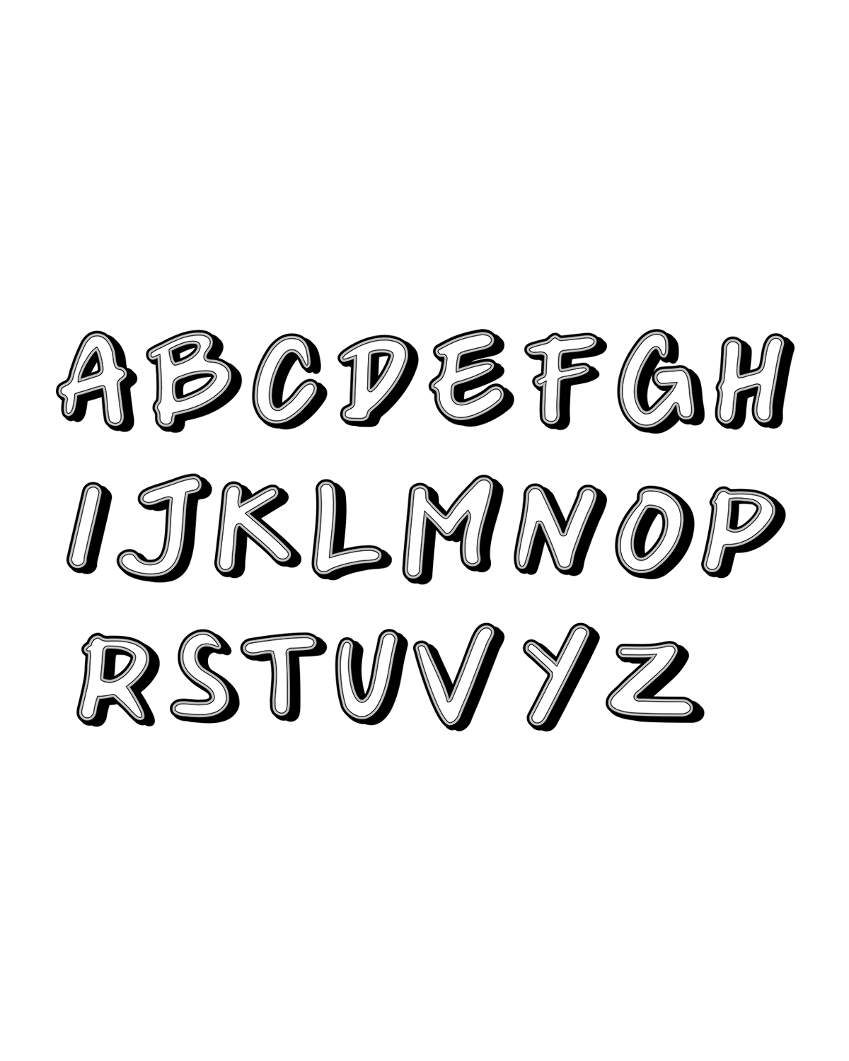 Light+Nine Kid's NIMIX 6-Piece Alphabet Patch Set