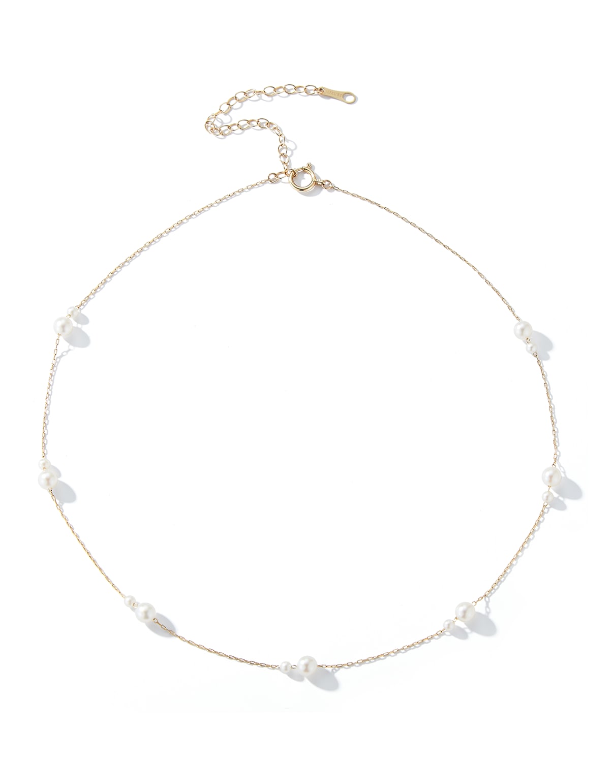 14k Akoya Pearl Pairs Necklace