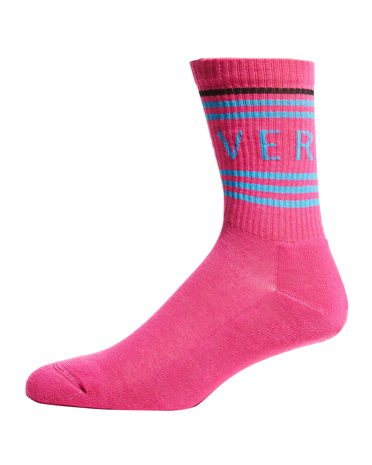 Men's Mid-Length Logo Socks