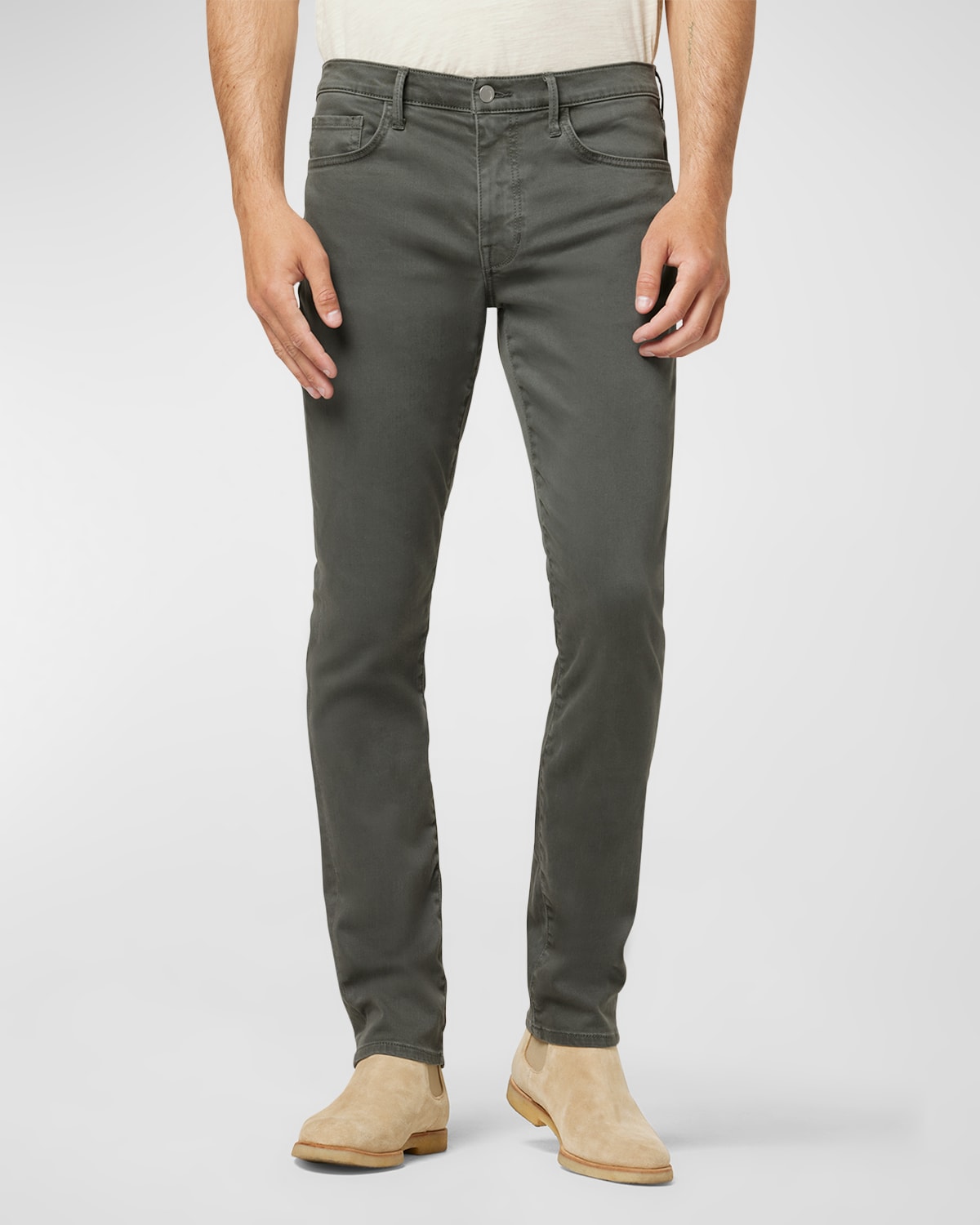 Joe's Jeans The Asher Tencel Twill Slim-fit Jeans In Gravity Grey